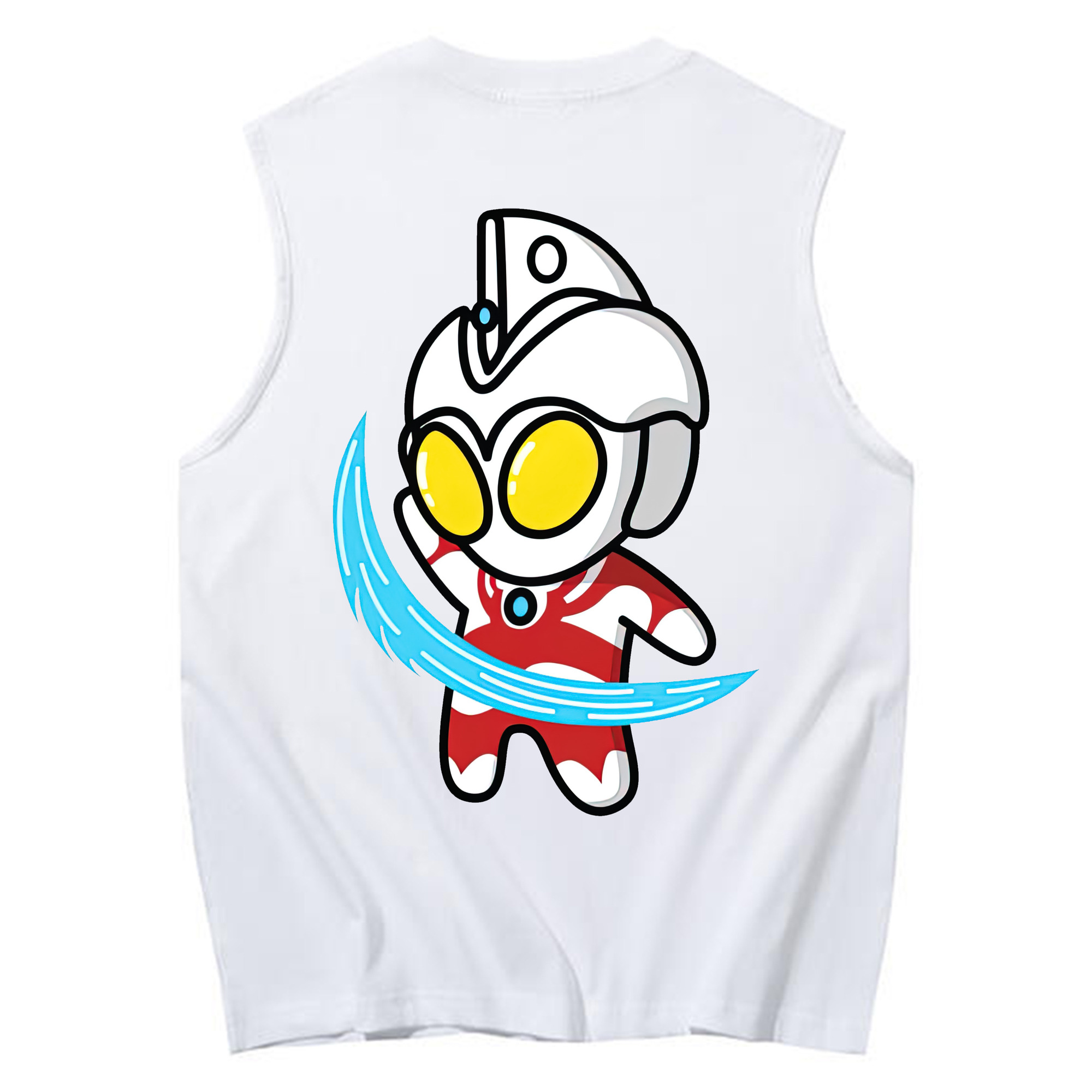 （画像用） ウルトラマン Ultraman コットン100％タンクトップ（背面プリント）
