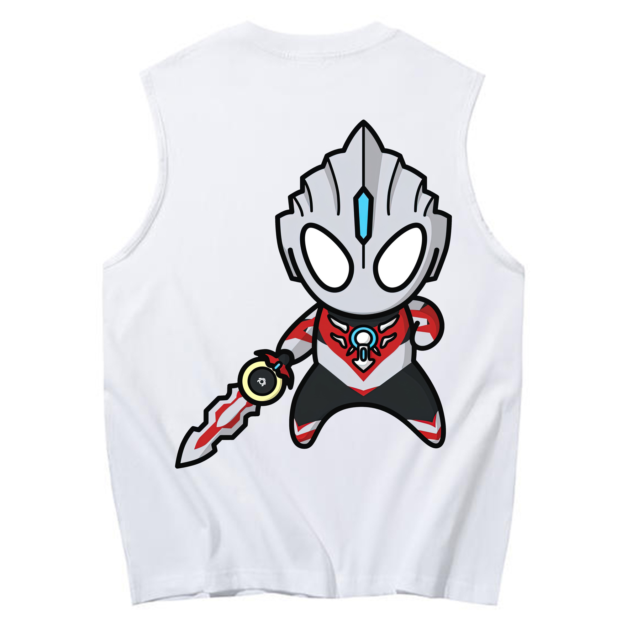 （画像用） ウルトラマン Ultraman コットン100％タンクトップ（背面プリント）