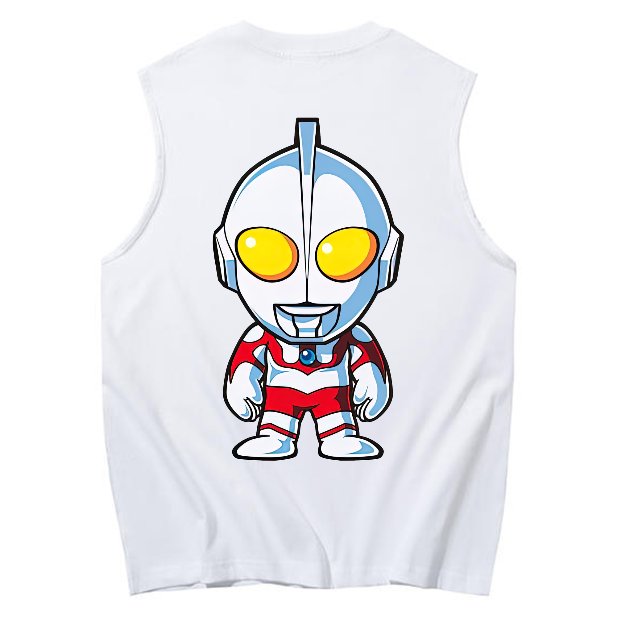 （画像用） ウルトラマン Ultraman コットン100％タンクトップ（背面プリント）