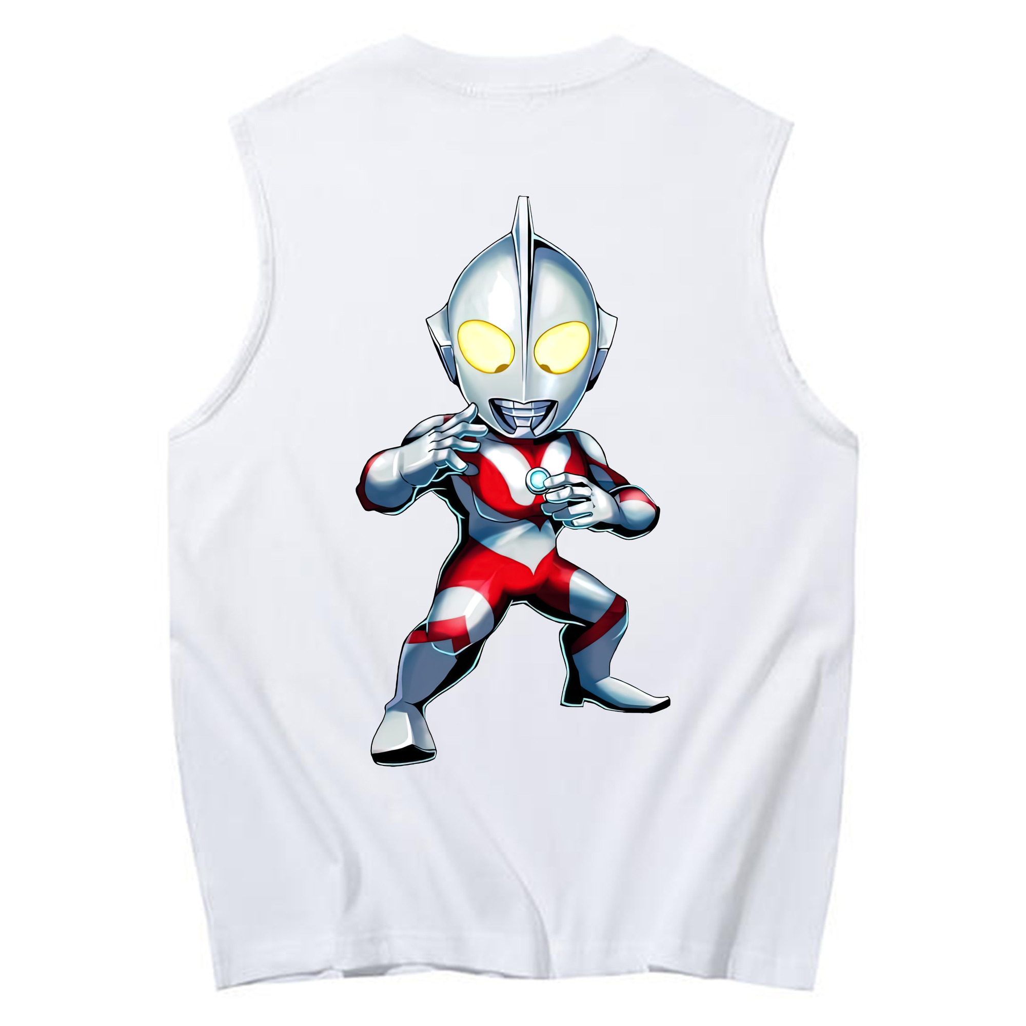 （画像用） ウルトラマン Ultraman コットン100％タンクトップ（背面プリント）