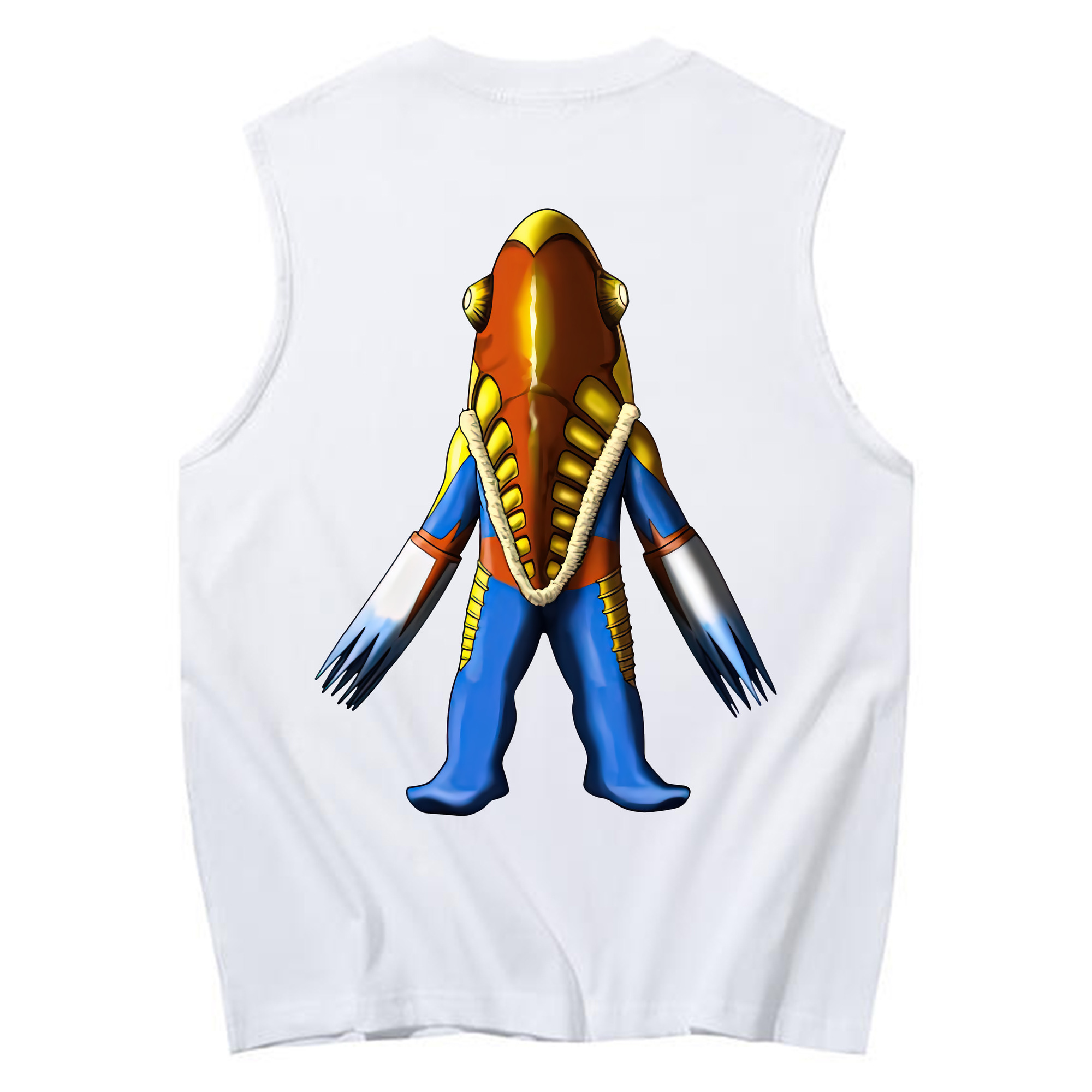 （画像用） ウルトラマン Ultraman コットン100％タンクトップ（背面プリント）