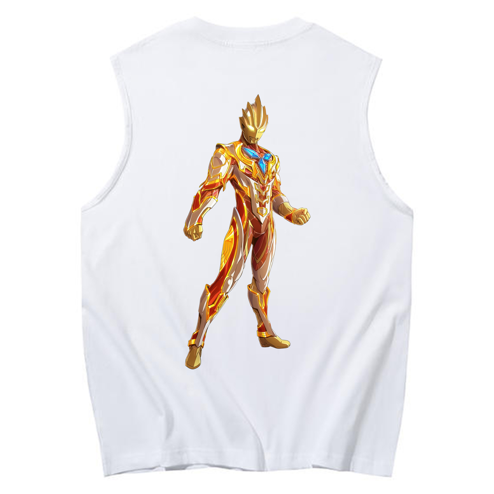 （画像用） ウルトラマン Ultraman コットン100％タンクトップ（背面プリント）