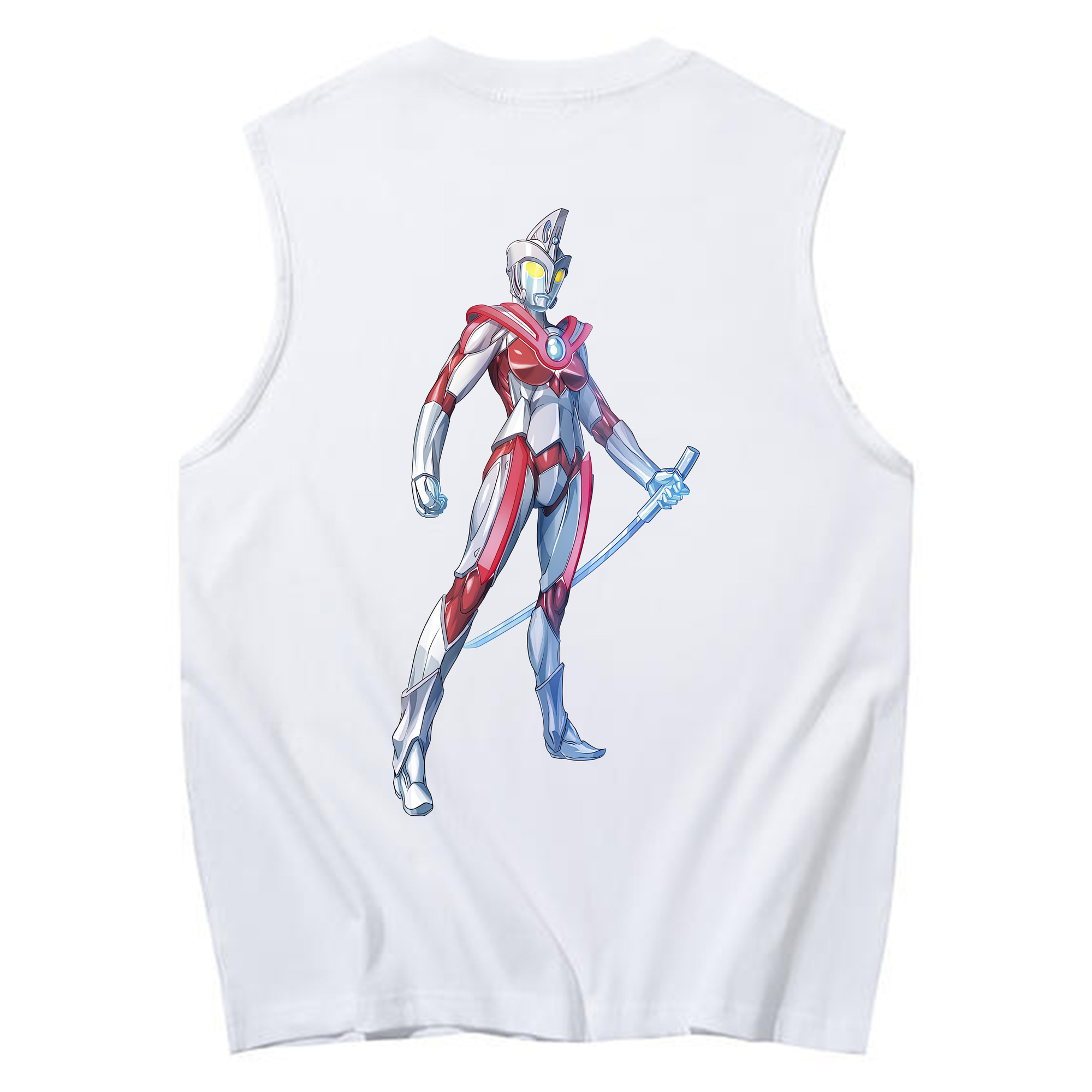（画像用） ウルトラマン Ultraman コットン100％タンクトップ（背面プリント）