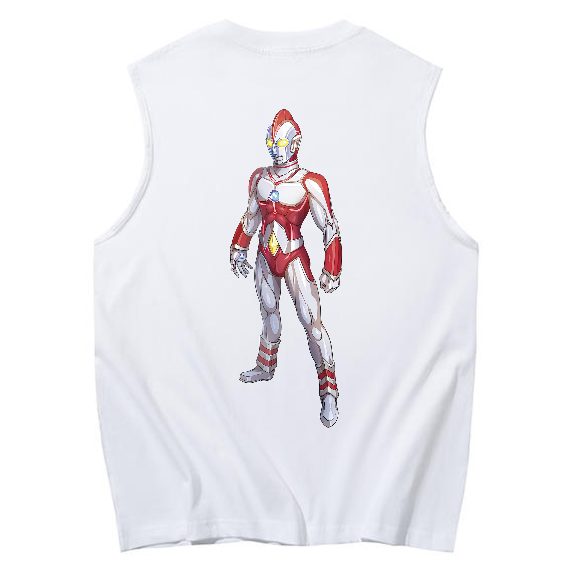 （画像用） ウルトラマン Ultraman コットン100％タンクトップ（背面プリント）