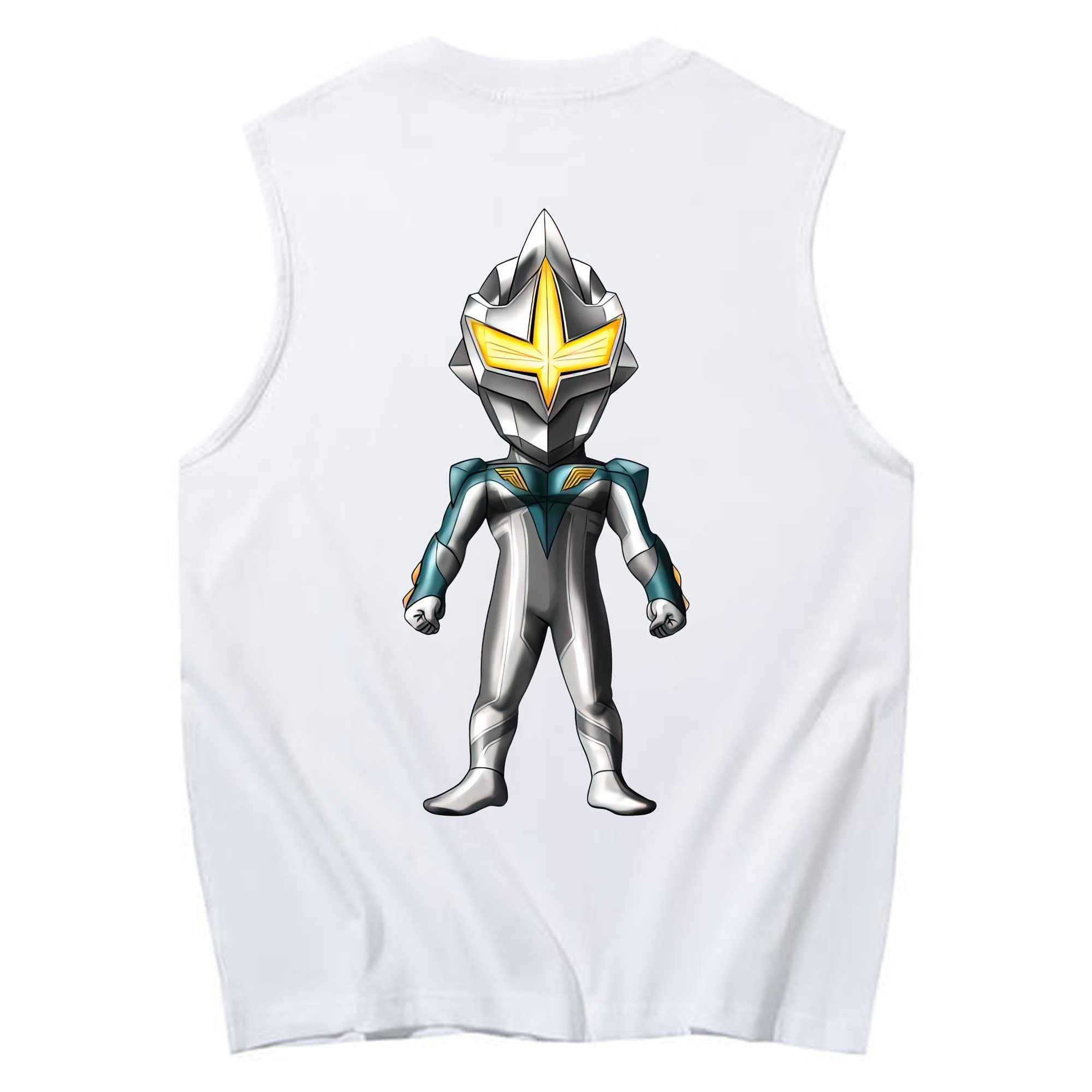 （画像用） ウルトラマン Ultraman コットン100％タンクトップ（背面プリント）