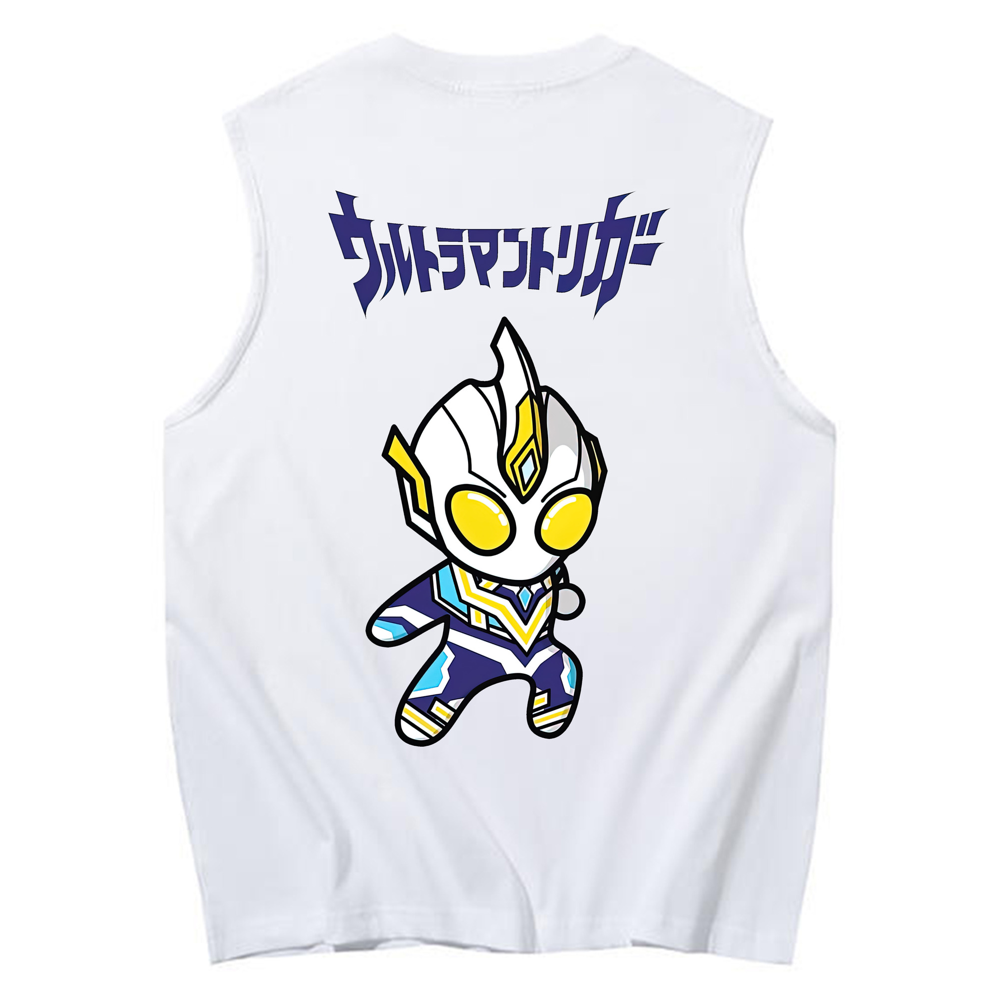 （画像用） ウルトラマン Ultraman コットン100％タンクトップ（背面プリント）