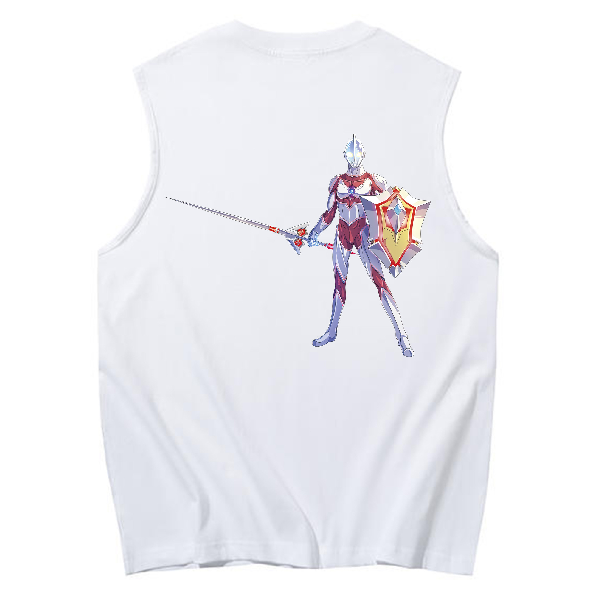 （画像用） ウルトラマン Ultraman コットン100％タンクトップ（背面プリント）