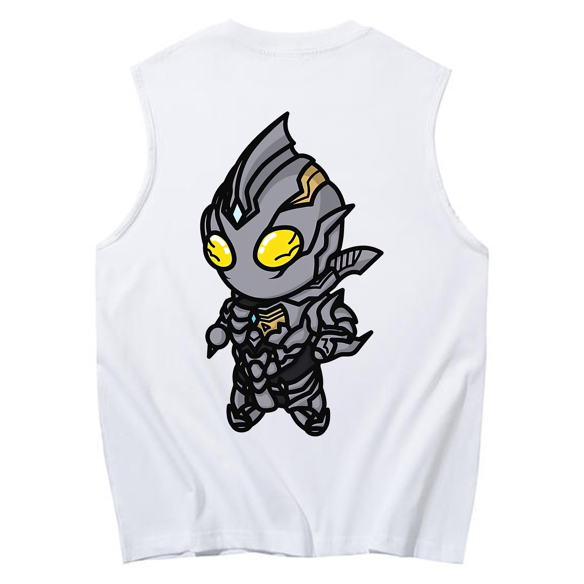 （画像用） ウルトラマン Ultraman コットン100％タンクトップ（背面プリント）