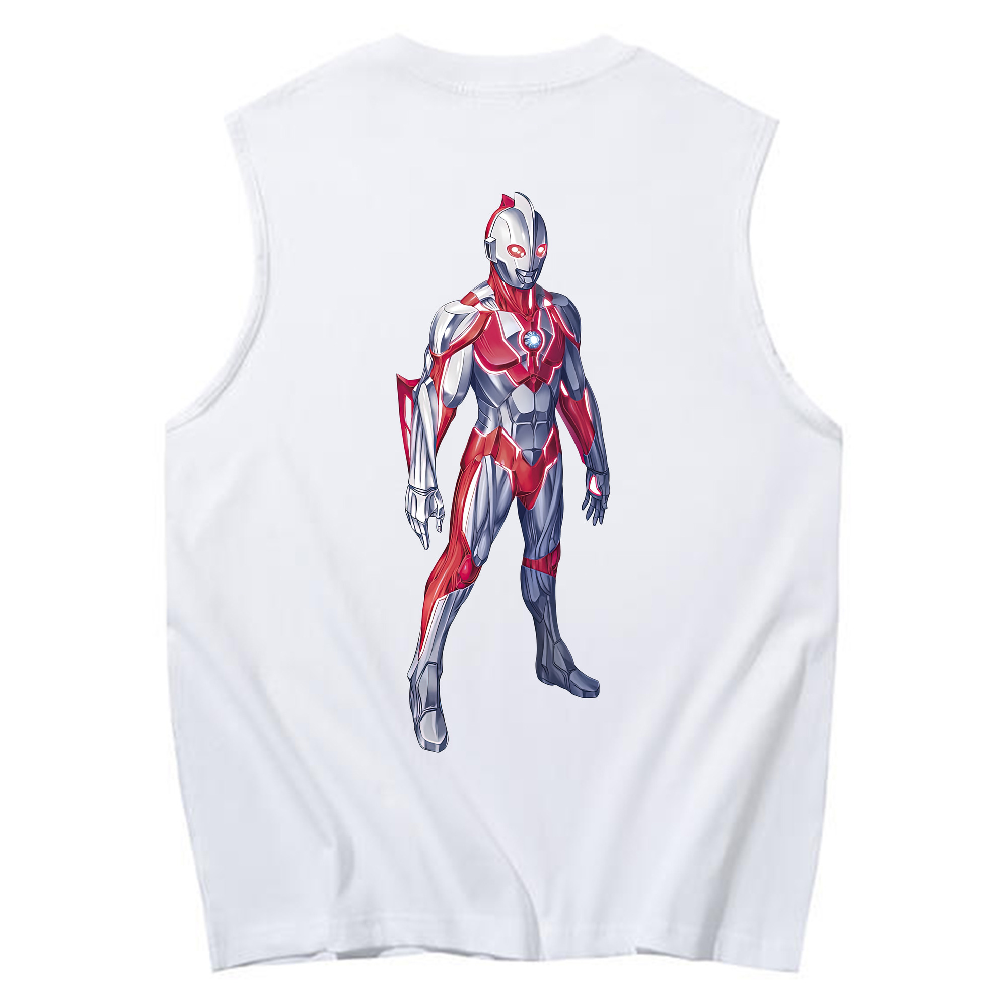 （画像用） ウルトラマン Ultraman コットン100％タンクトップ（背面プリント）
