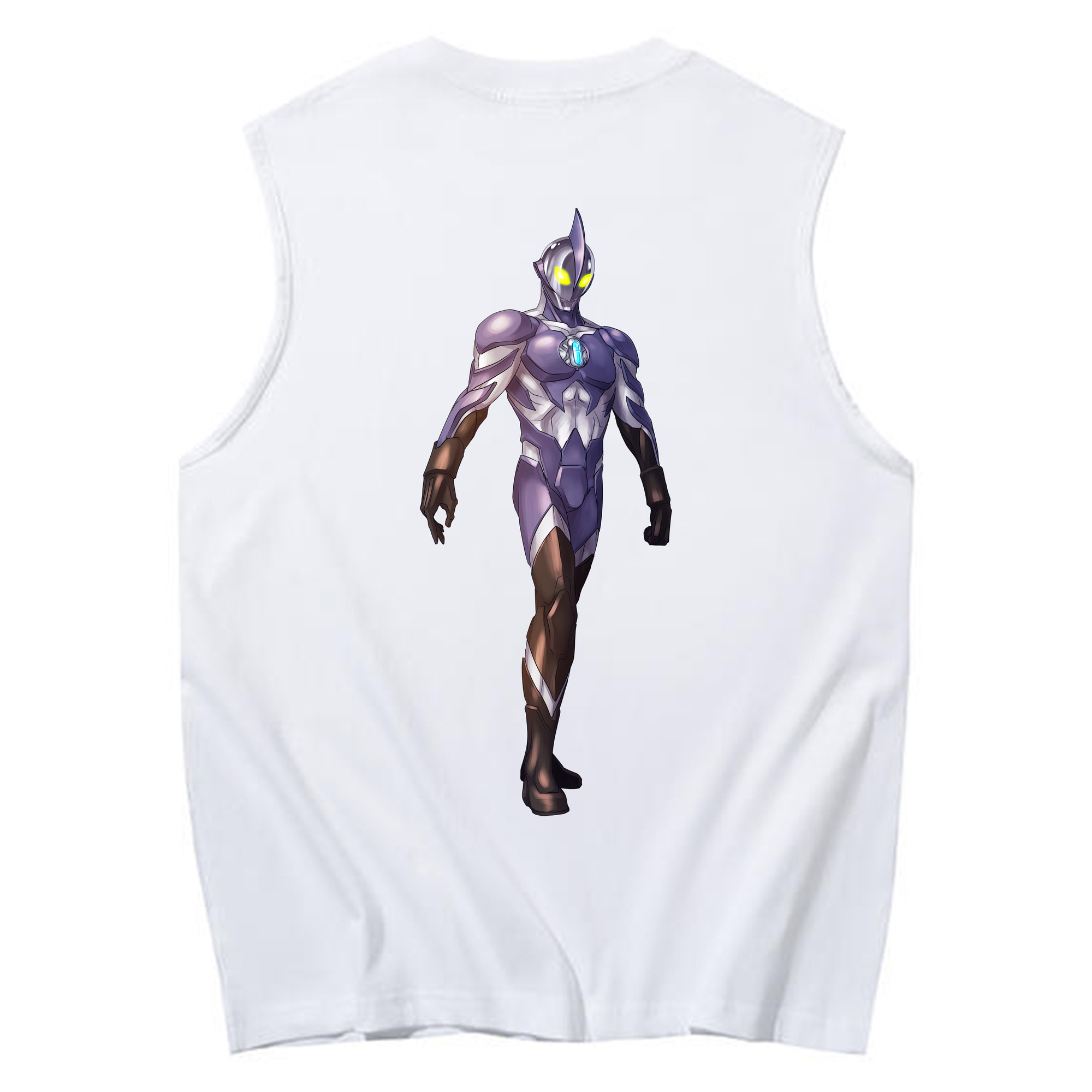 （画像用） ウルトラマン Ultraman コットン100％タンクトップ（背面プリント）