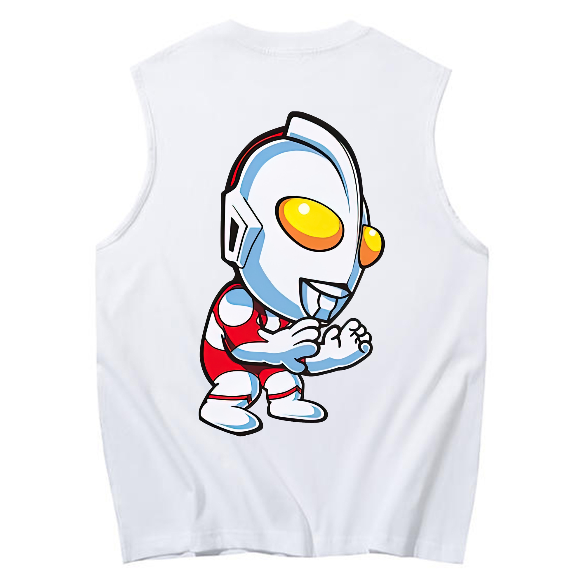 （画像用） ウルトラマン Ultraman コットン100％タンクトップ（背面プリント）