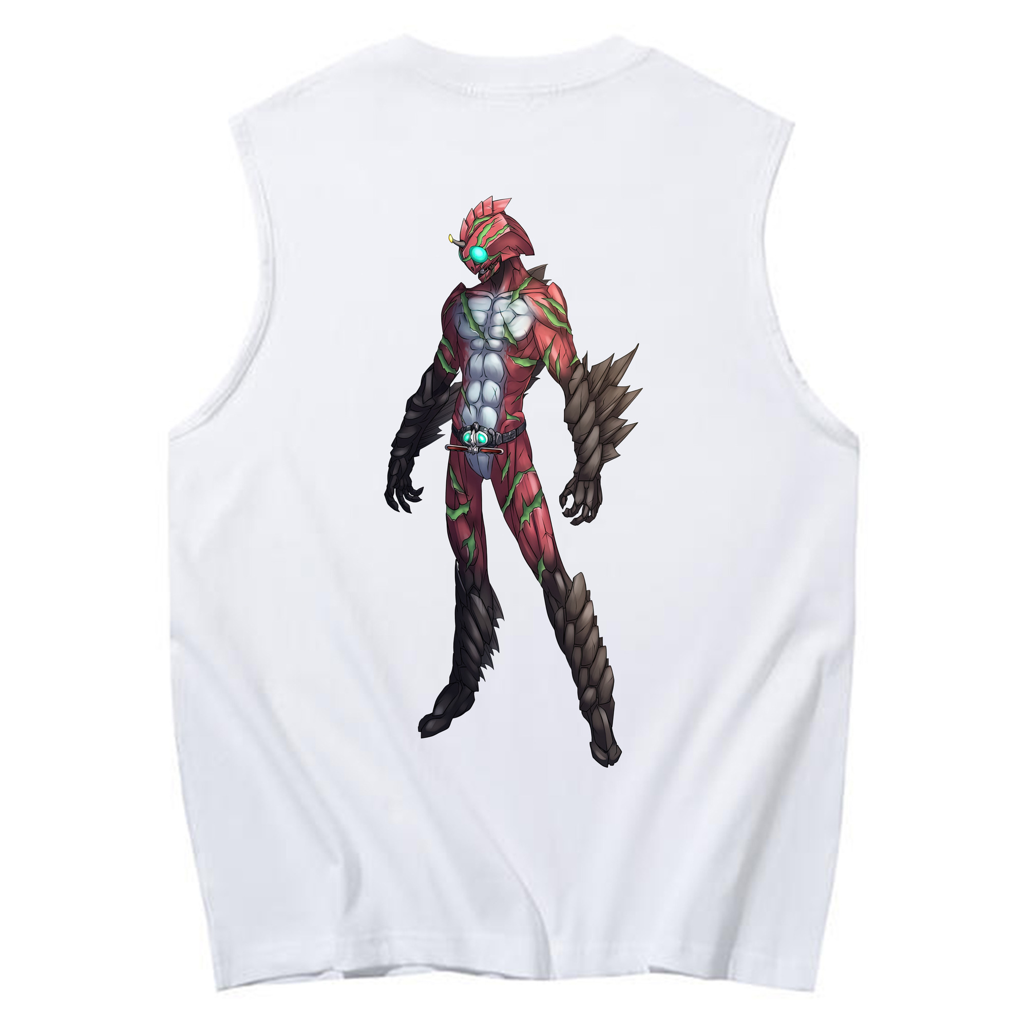 （画像用） ウルトラマン Ultraman コットン100％タンクトップ（背面プリント）
