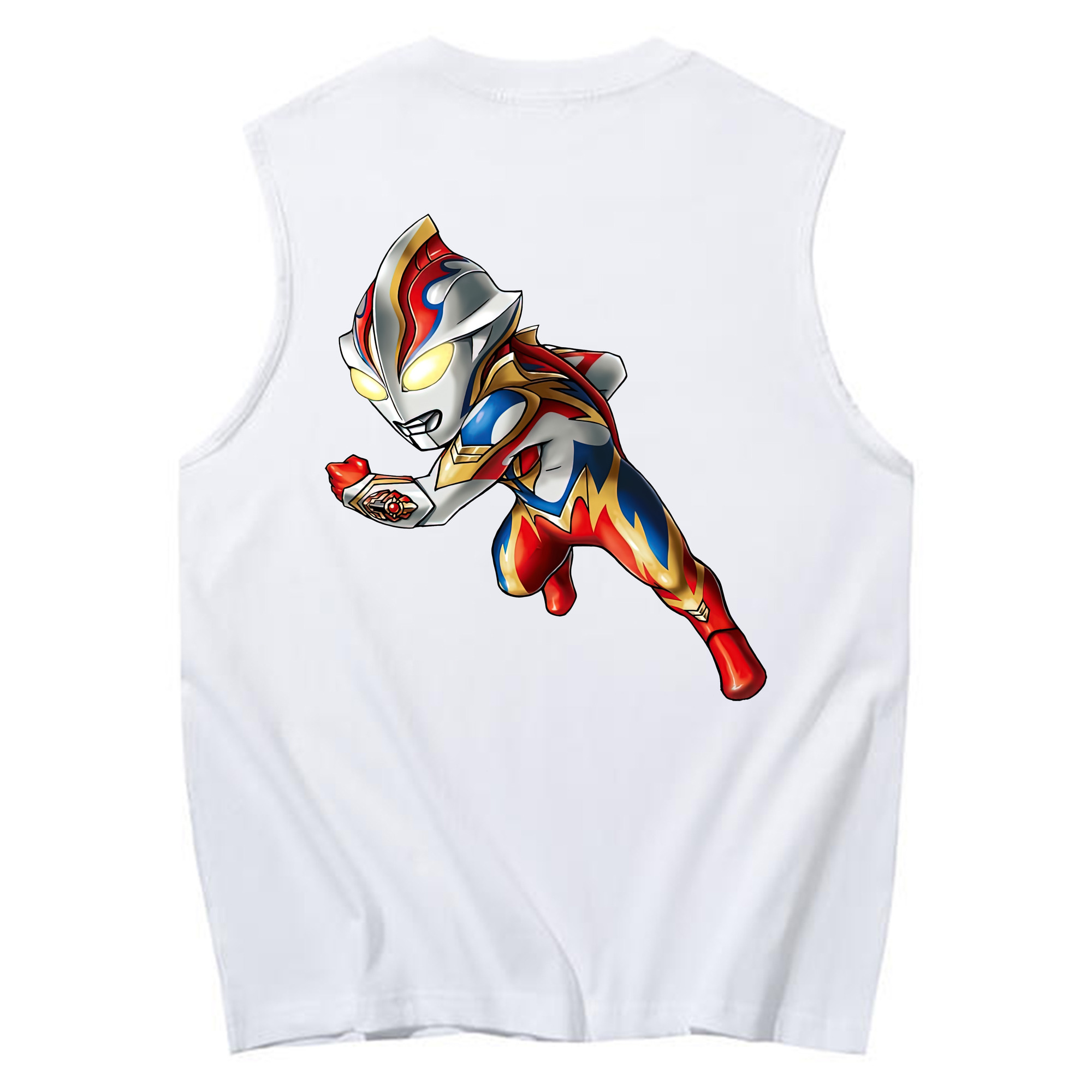 （画像用） ウルトラマン Ultraman コットン100％タンクトップ（背面プリント）