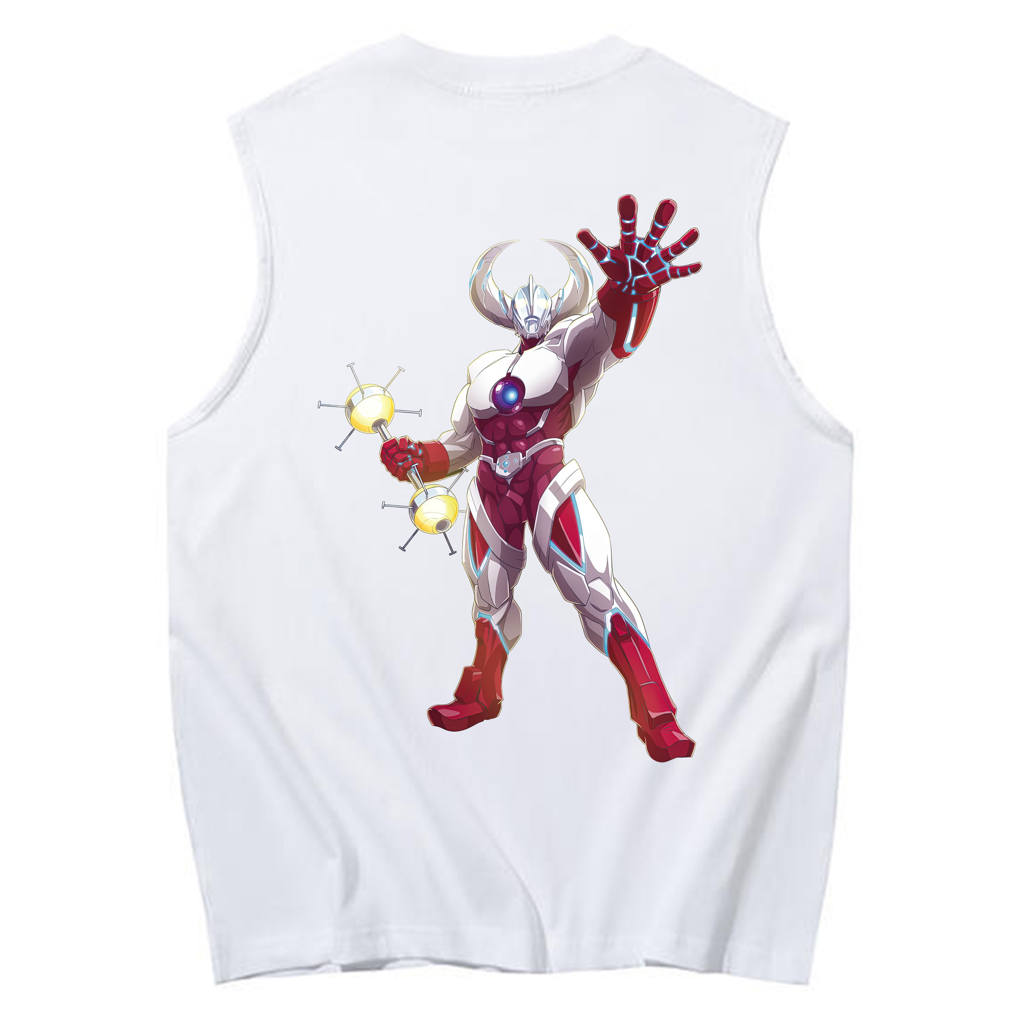（画像用） ウルトラマン Ultraman コットン100％タンクトップ（背面プリント）