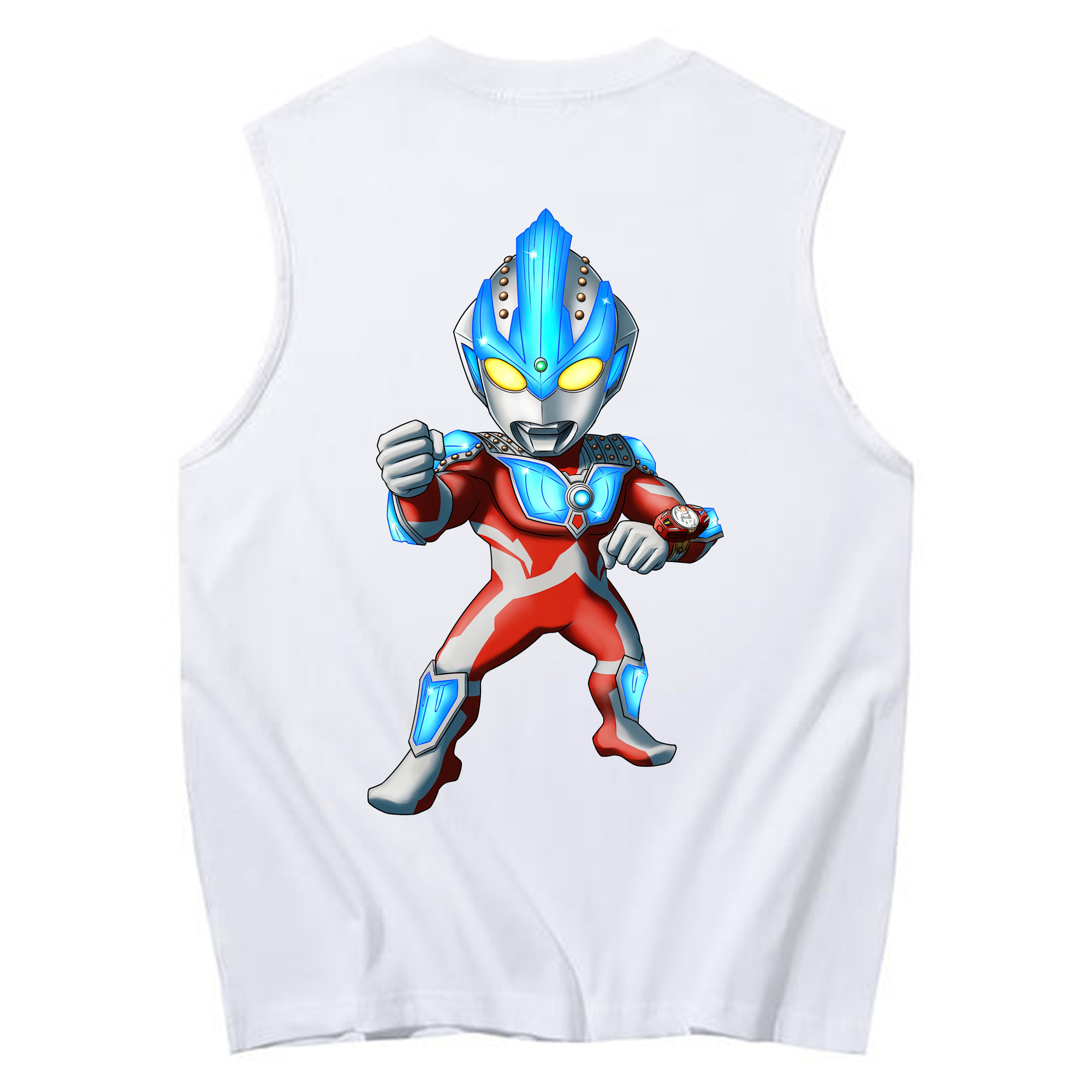 （画像用） ウルトラマン Ultraman コットン100％タンクトップ（背面プリント）
