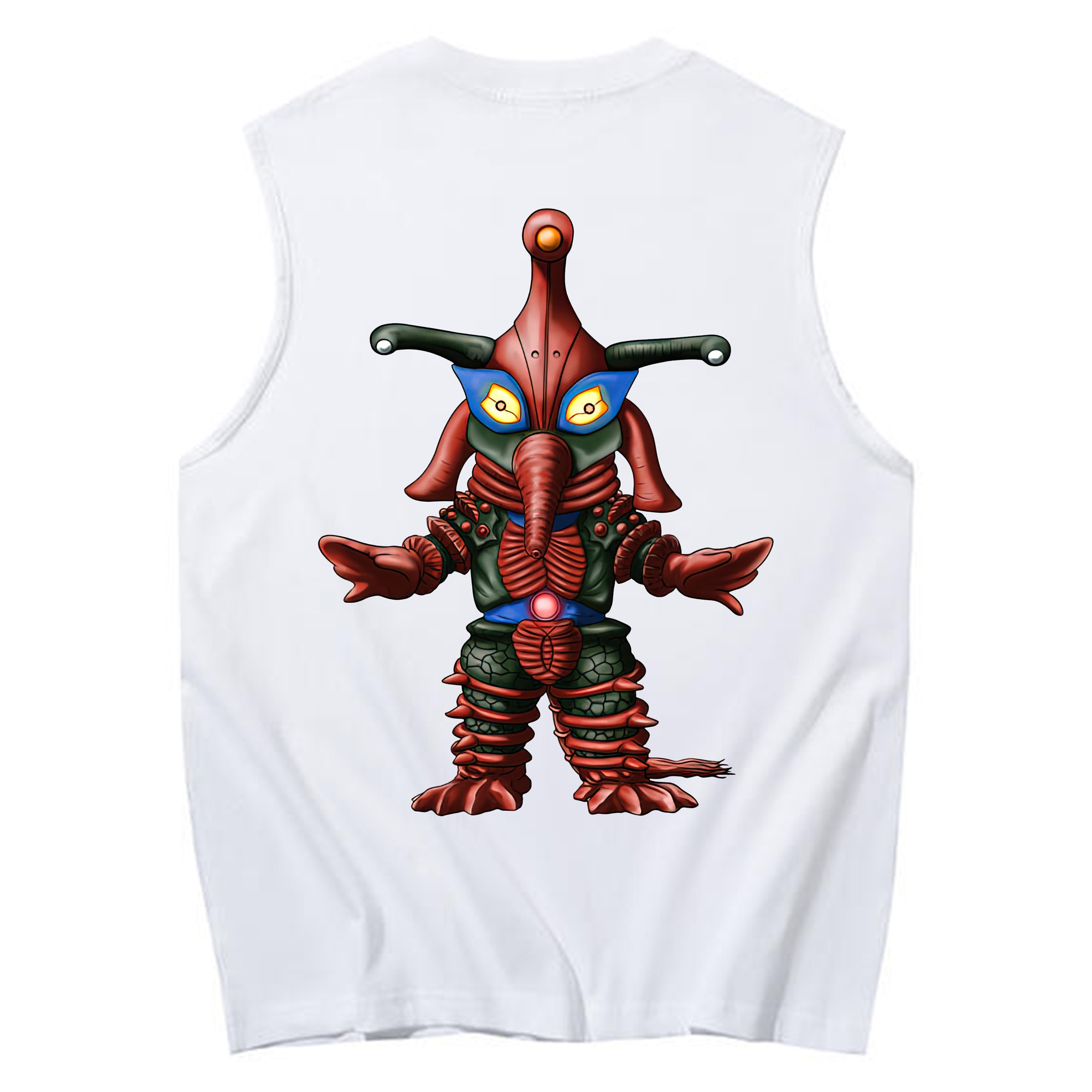 （画像用） ウルトラマン Ultraman コットン100％タンクトップ（背面プリント）