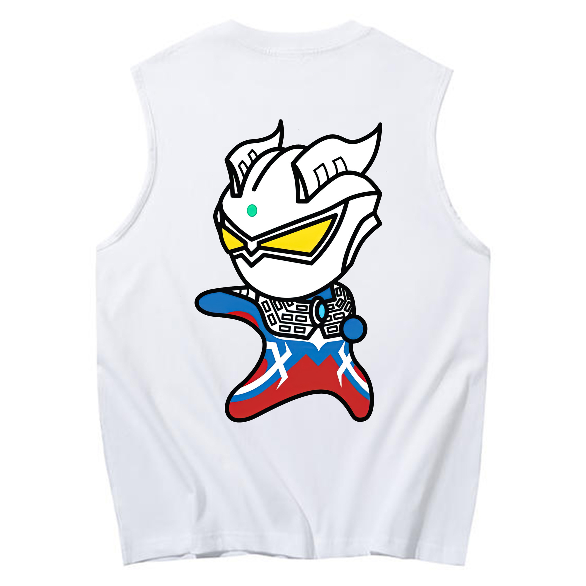 （画像用） ウルトラマン Ultraman コットン100％タンクトップ（背面プリント）
