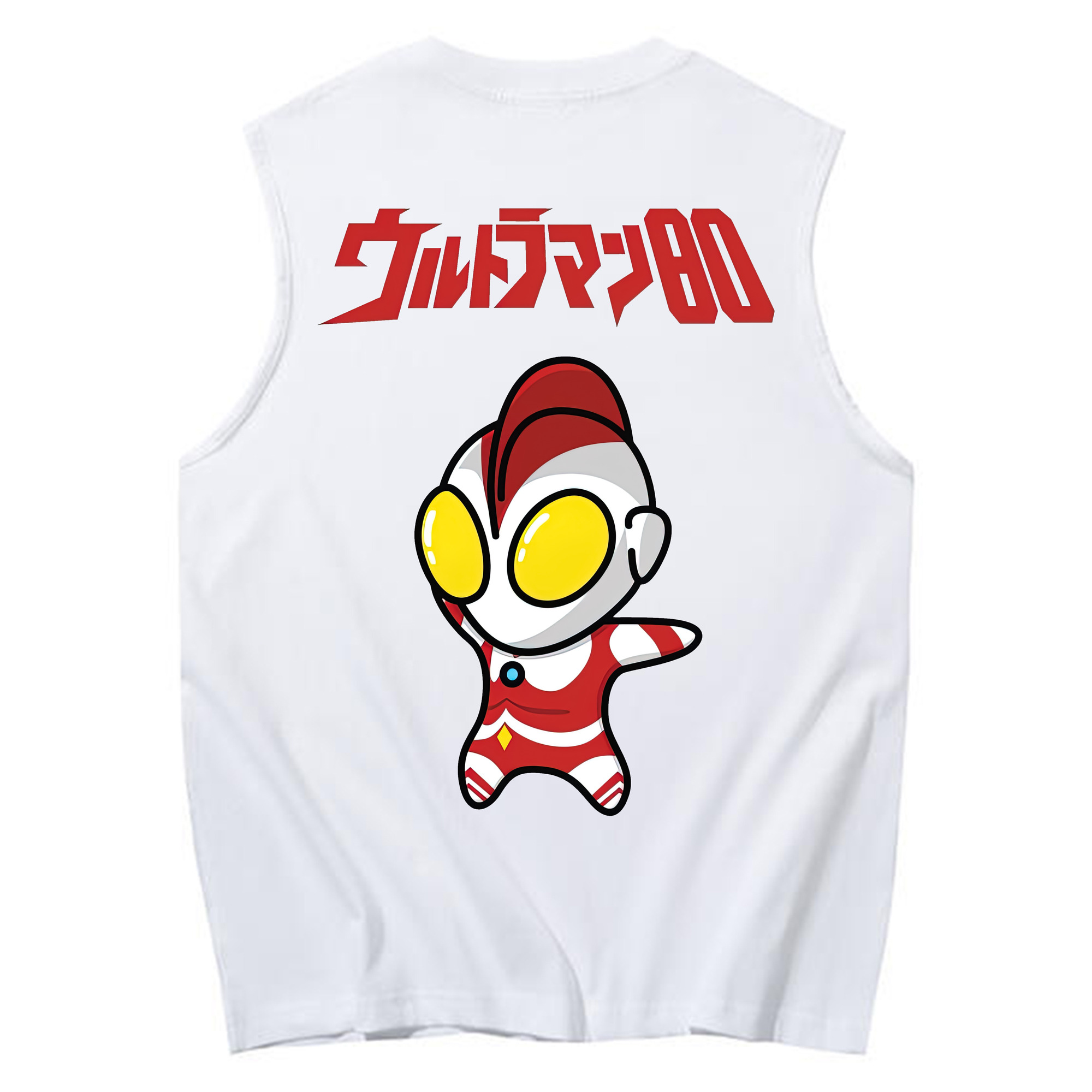 （画像用） ウルトラマン Ultraman コットン100％タンクトップ（背面プリント）