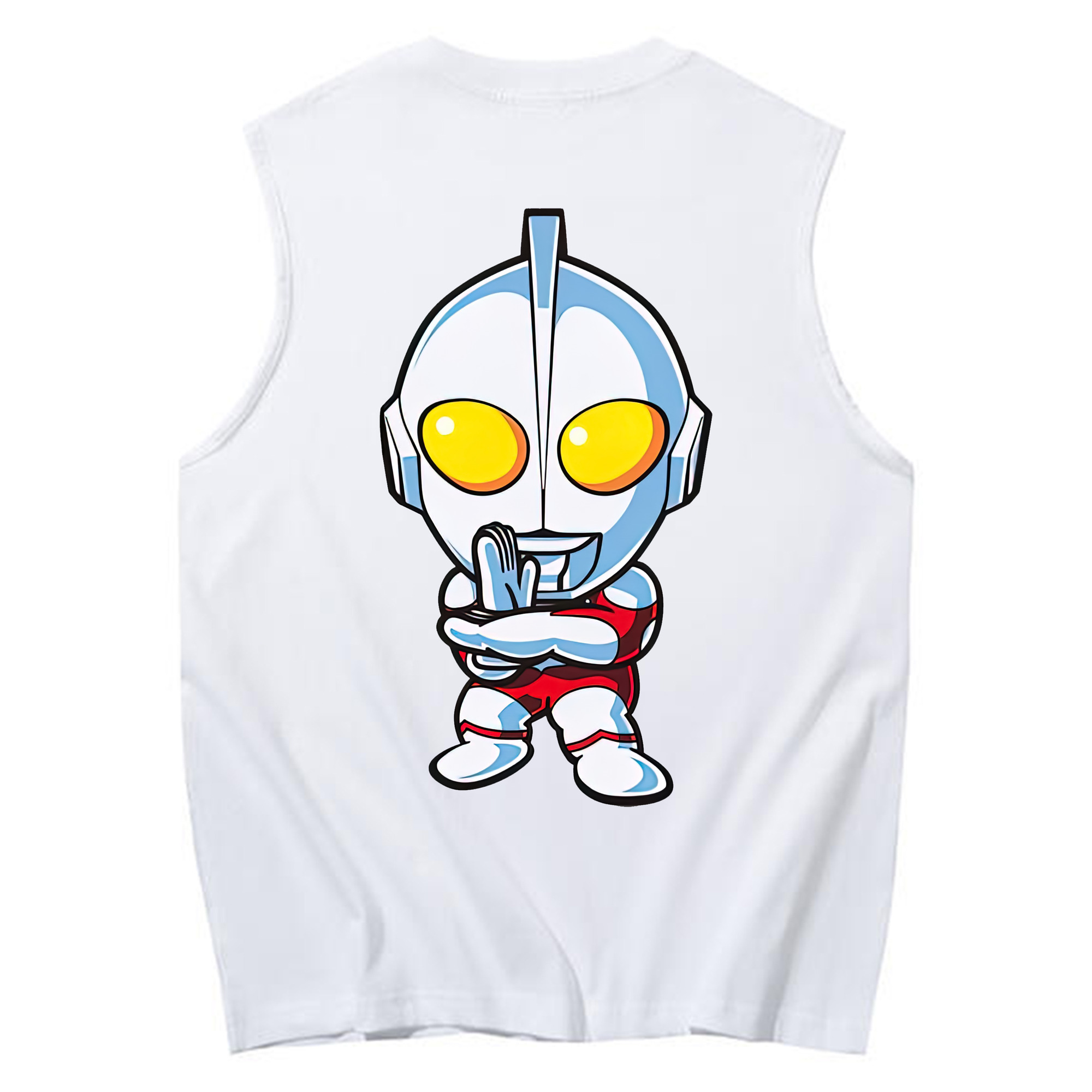 （画像用） ウルトラマン Ultraman コットン100％タンクトップ（背面プリント）