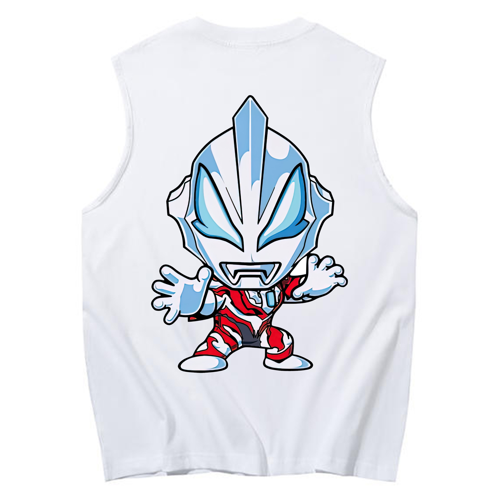 （画像用） ウルトラマン Ultraman コットン100％タンクトップ（背面プリント）