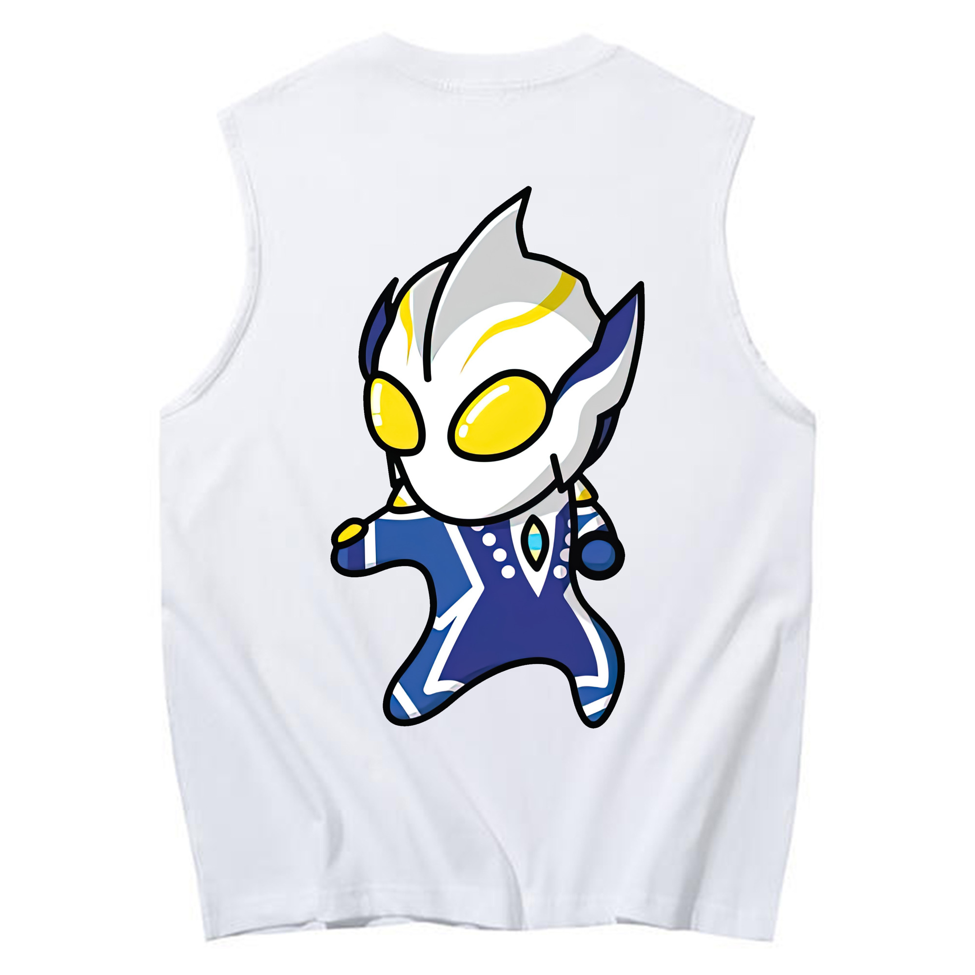 （画像用） ウルトラマン Ultraman コットン100％タンクトップ（背面プリント）