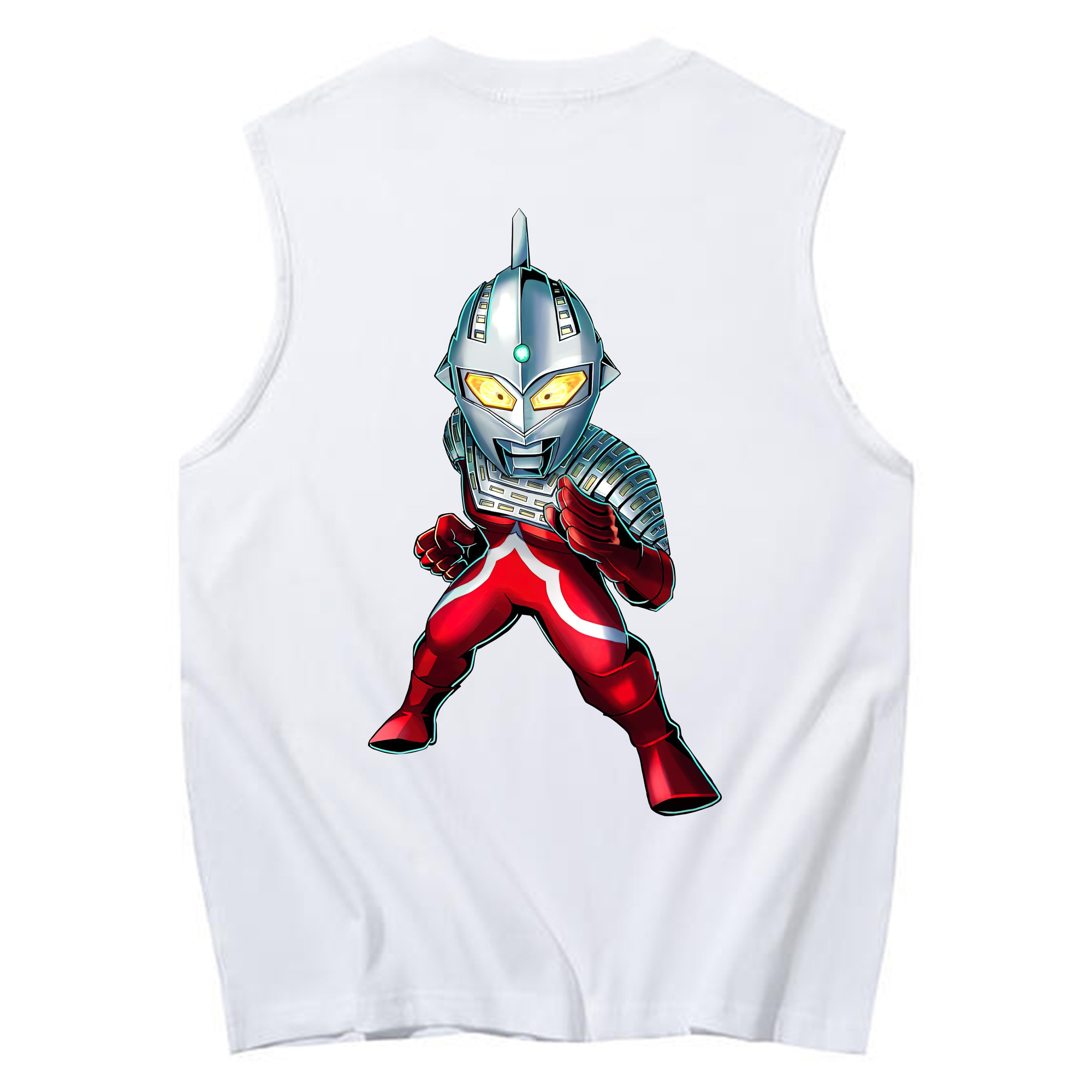 （画像用） ウルトラマン Ultraman コットン100％タンクトップ（背面プリント）