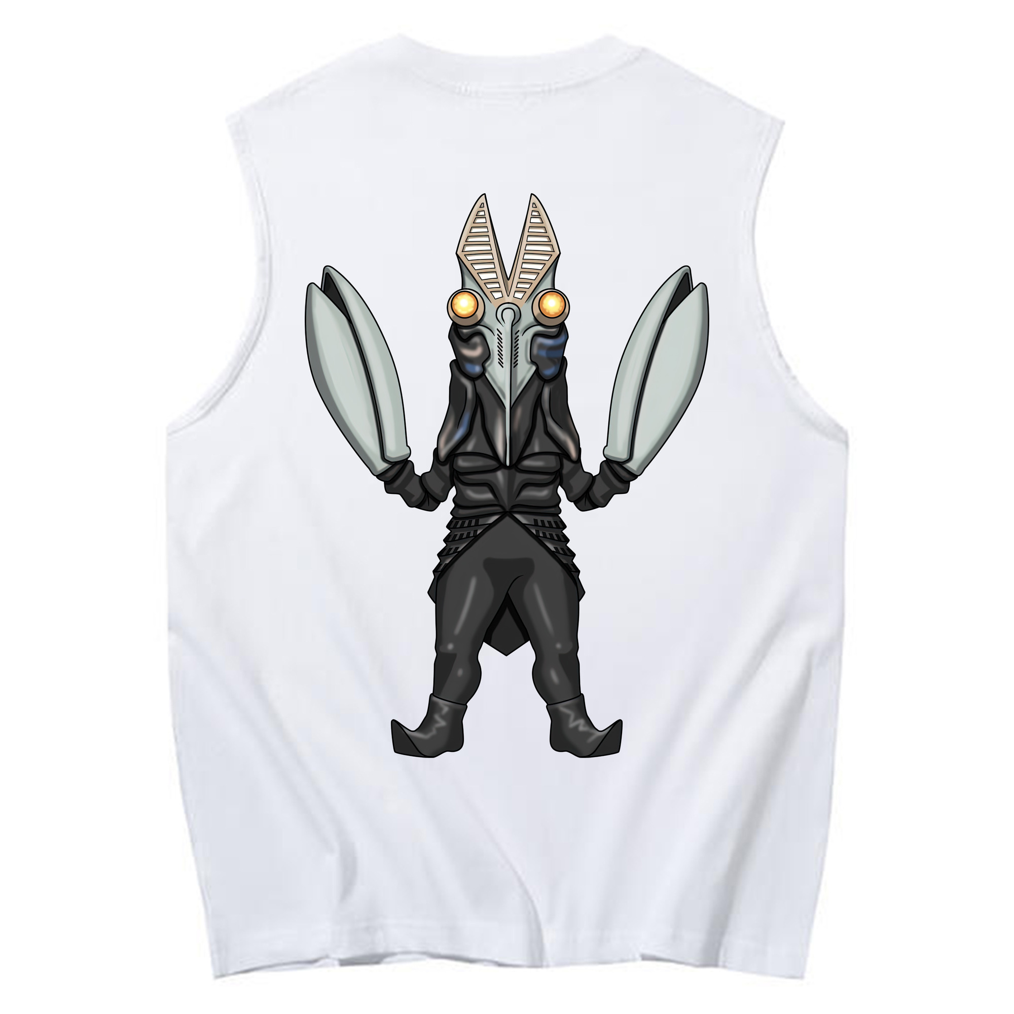 （画像用） ウルトラマン Ultraman コットン100％タンクトップ（背面プリント）