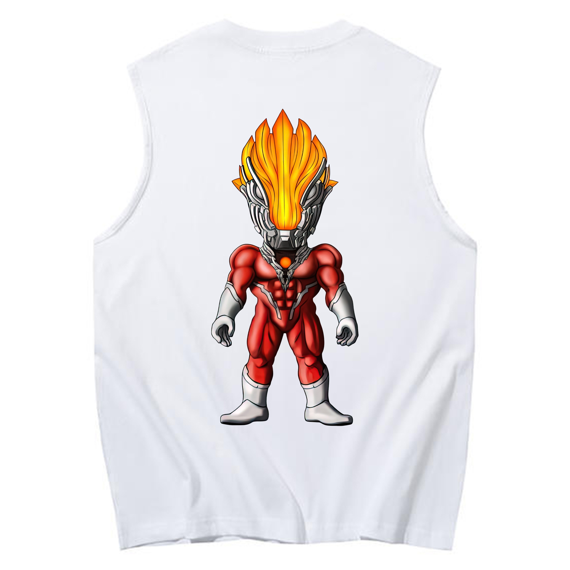 （画像用） ウルトラマン Ultraman コットン100％タンクトップ（背面プリント）