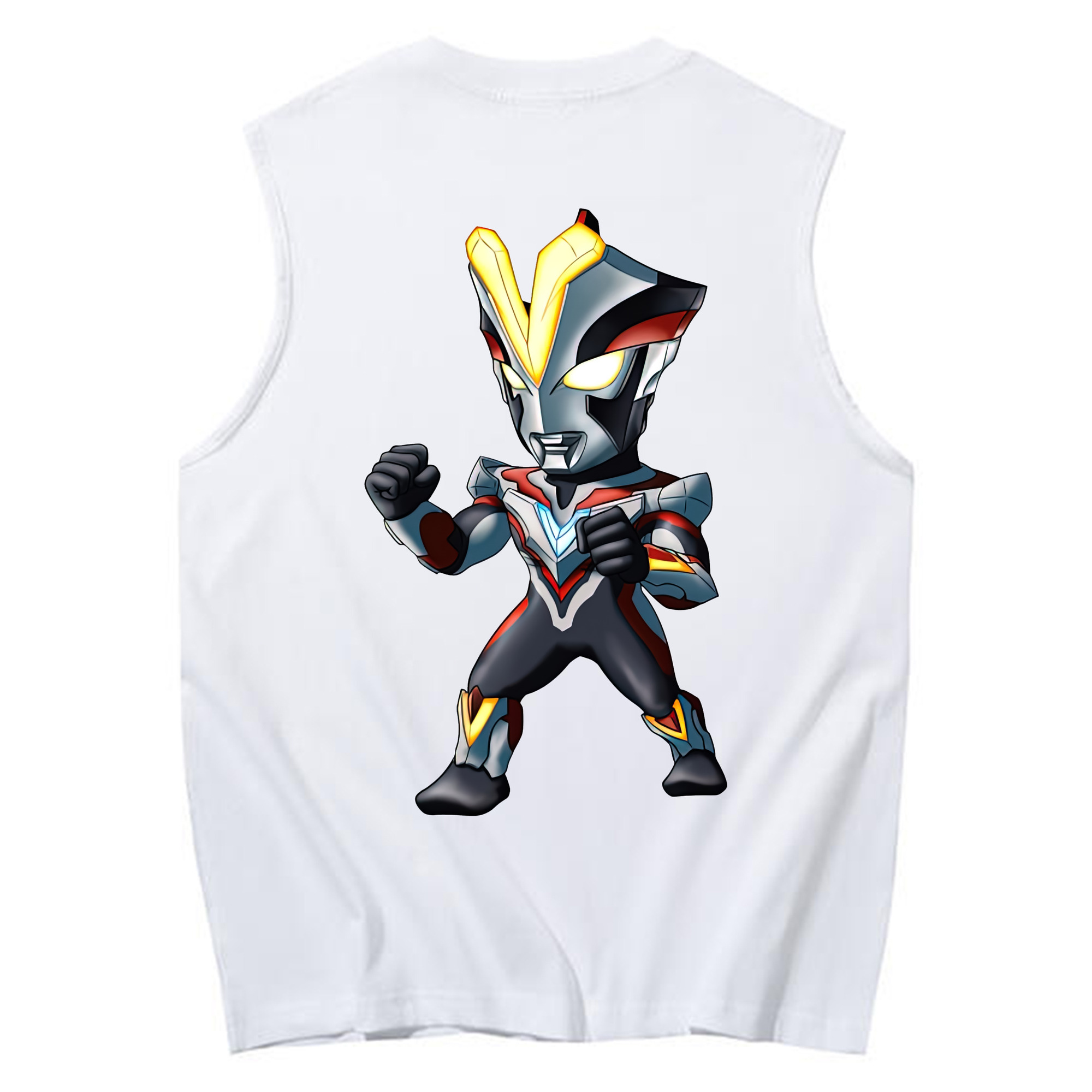 （画像用） ウルトラマン Ultraman コットン100％タンクトップ（背面プリント）