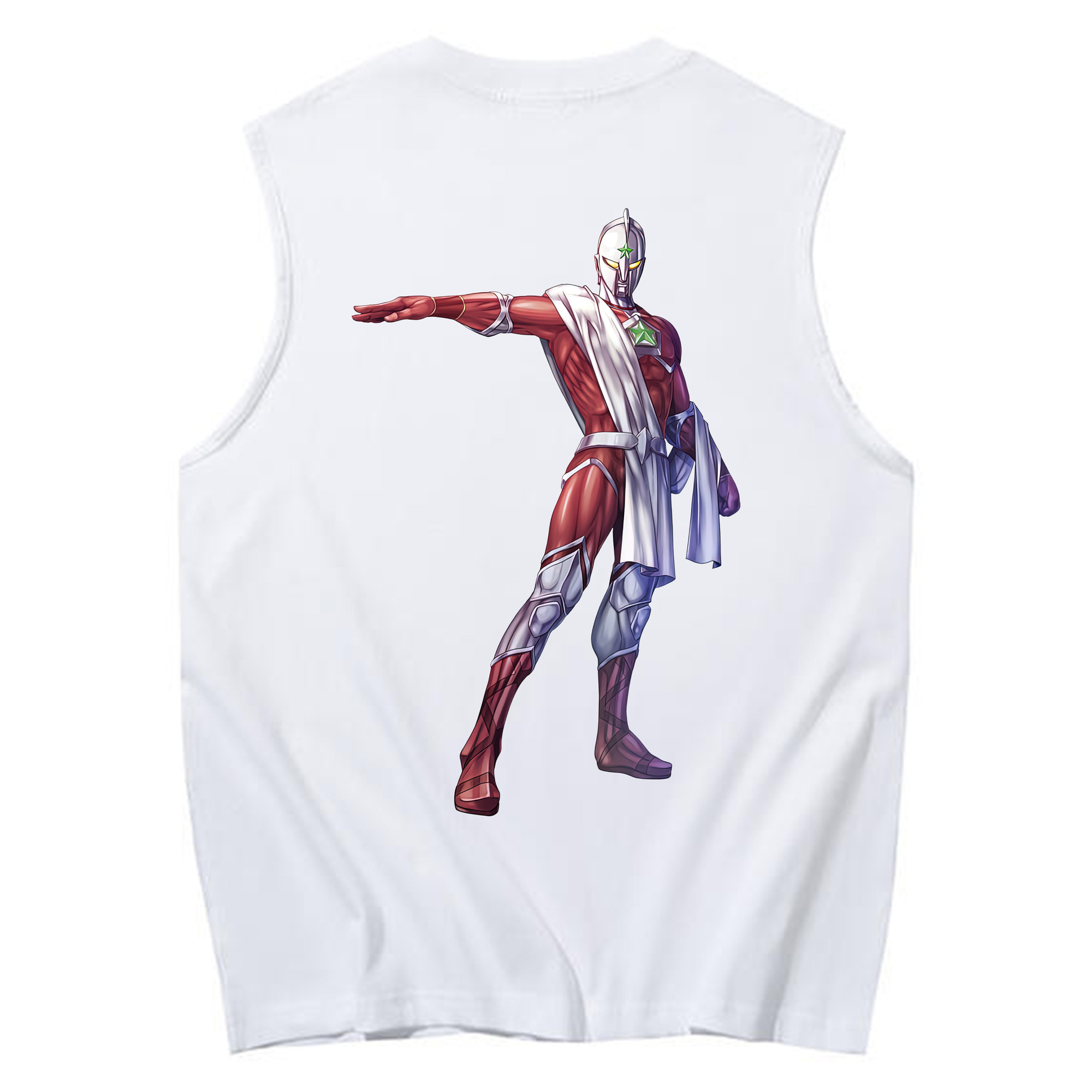 （画像用） ウルトラマン Ultraman コットン100％タンクトップ（背面プリント）