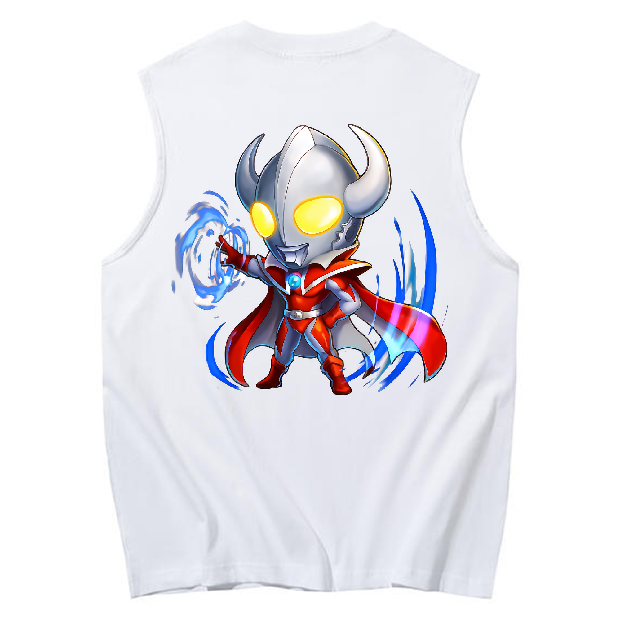 （画像用） ウルトラマン Ultraman コットン100％タンクトップ（背面プリント）