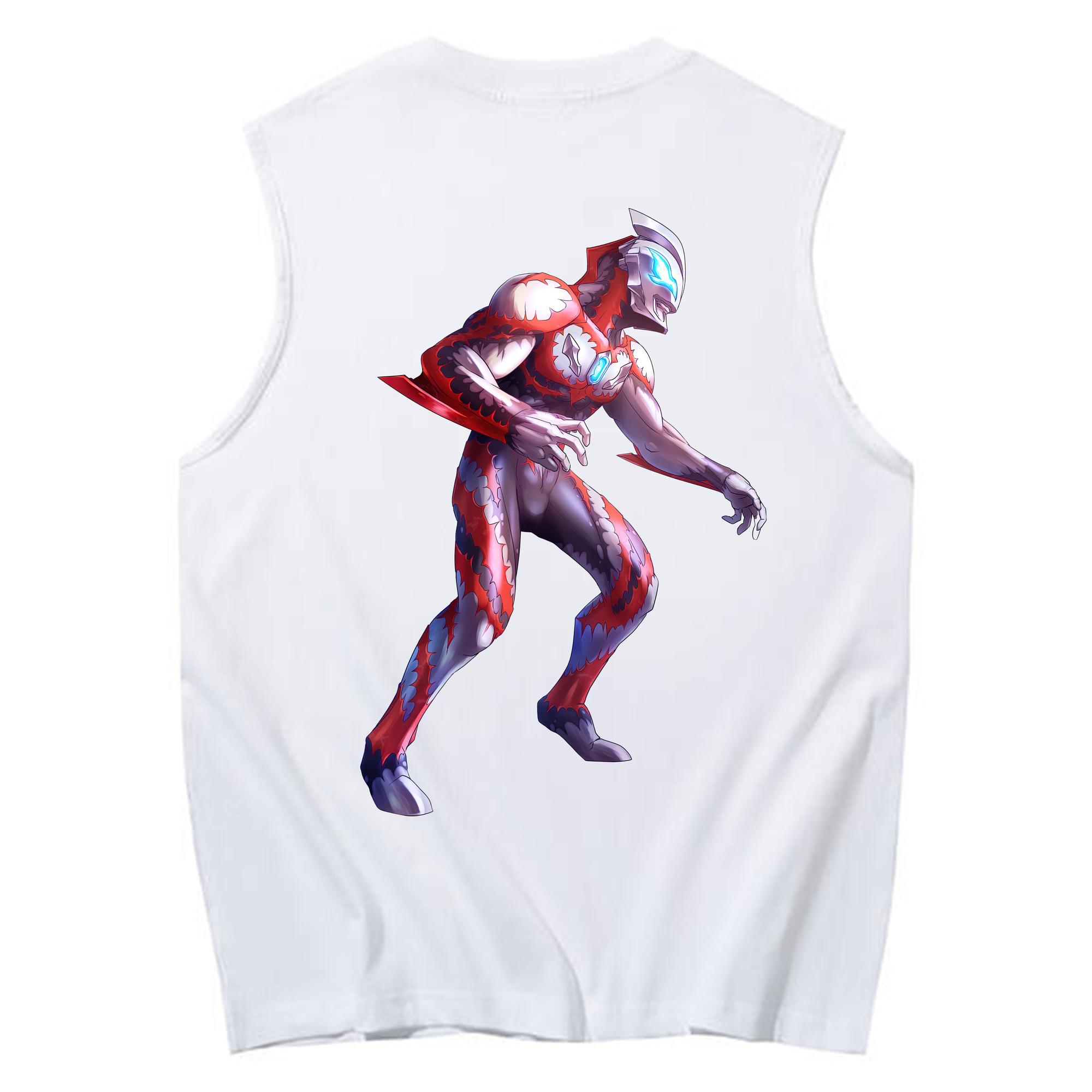 （画像用） ウルトラマン Ultraman コットン100％タンクトップ（背面プリント）