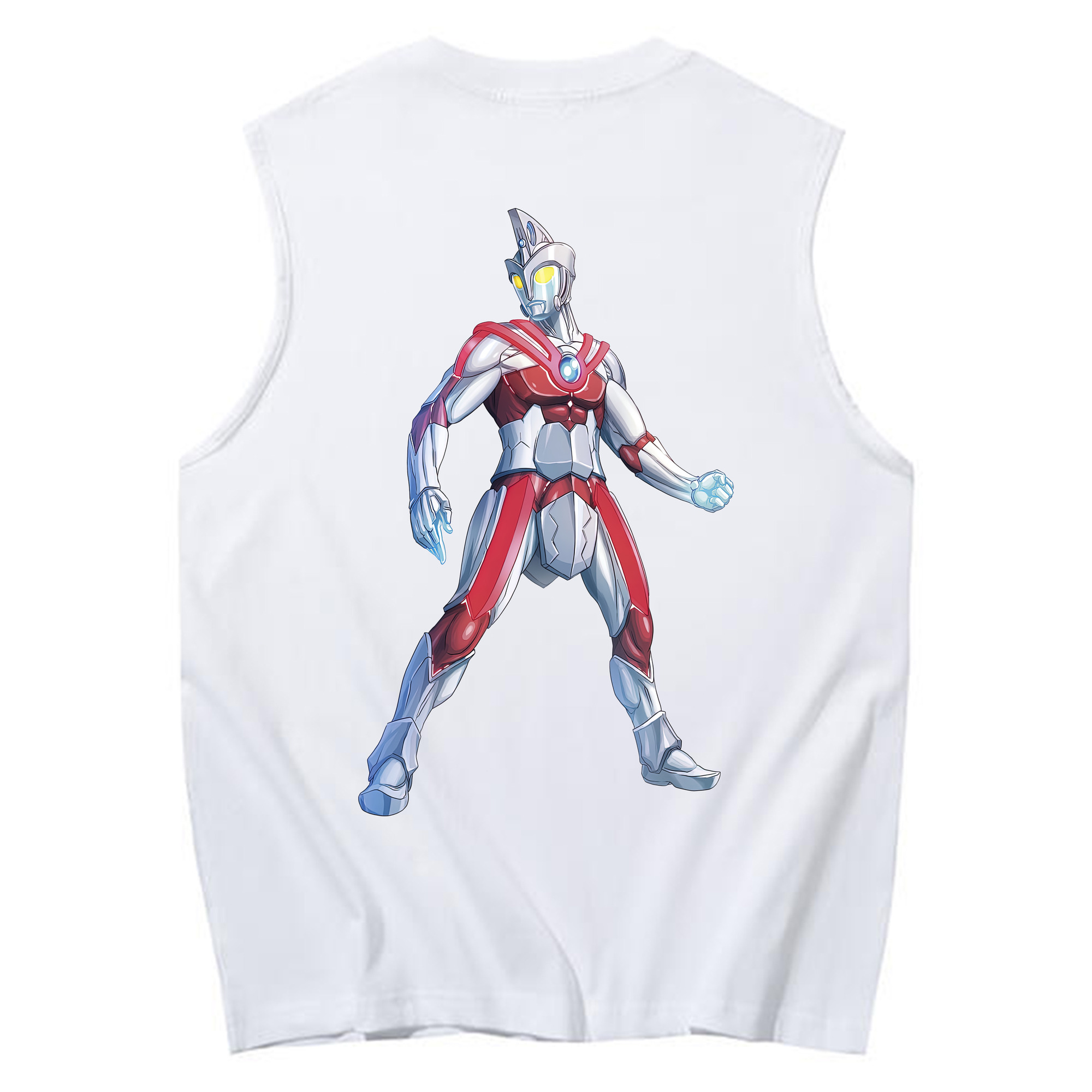 （画像用） ウルトラマン Ultraman コットン100％タンクトップ（背面プリント）