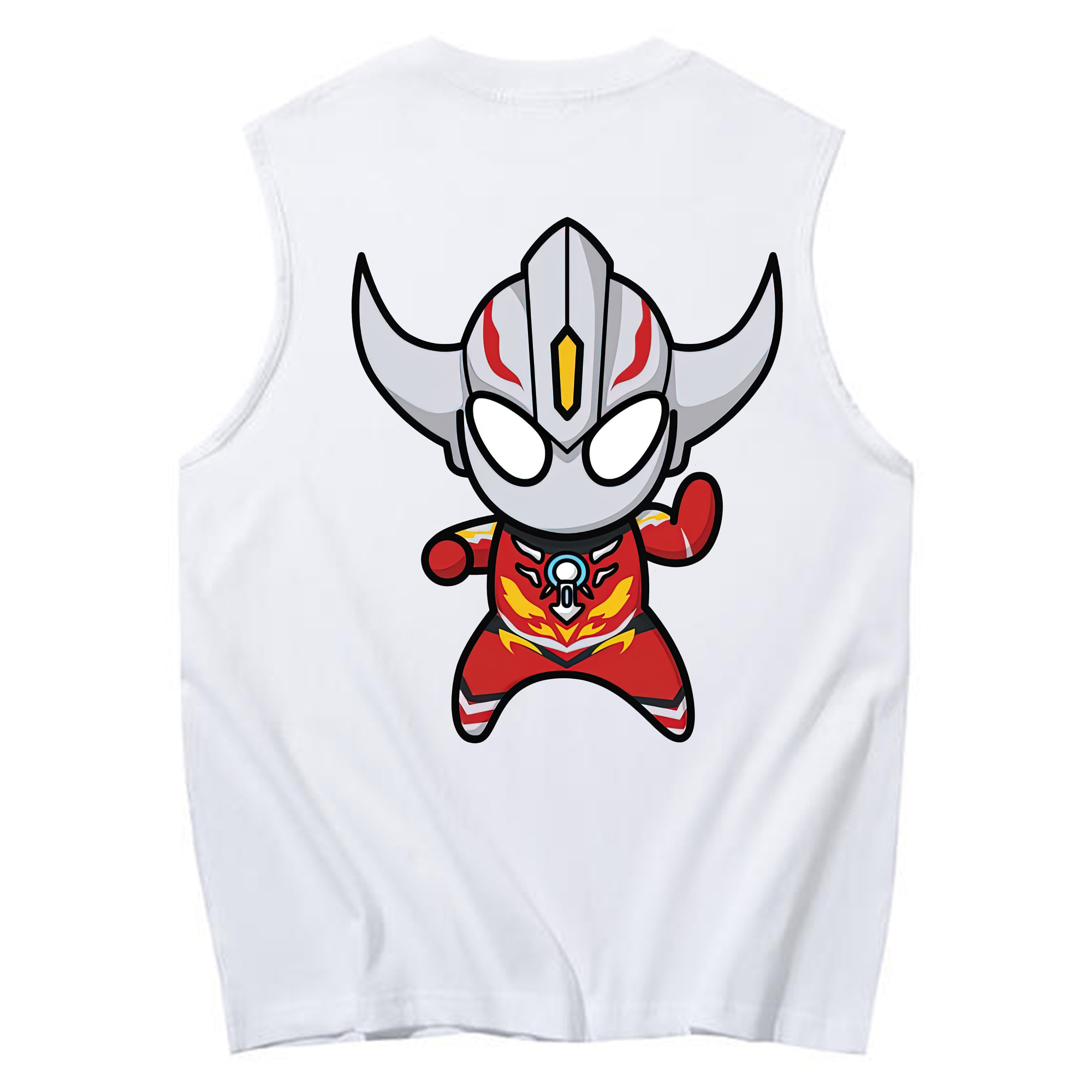 （画像用） ウルトラマン Ultraman コットン100％タンクトップ（背面プリント）