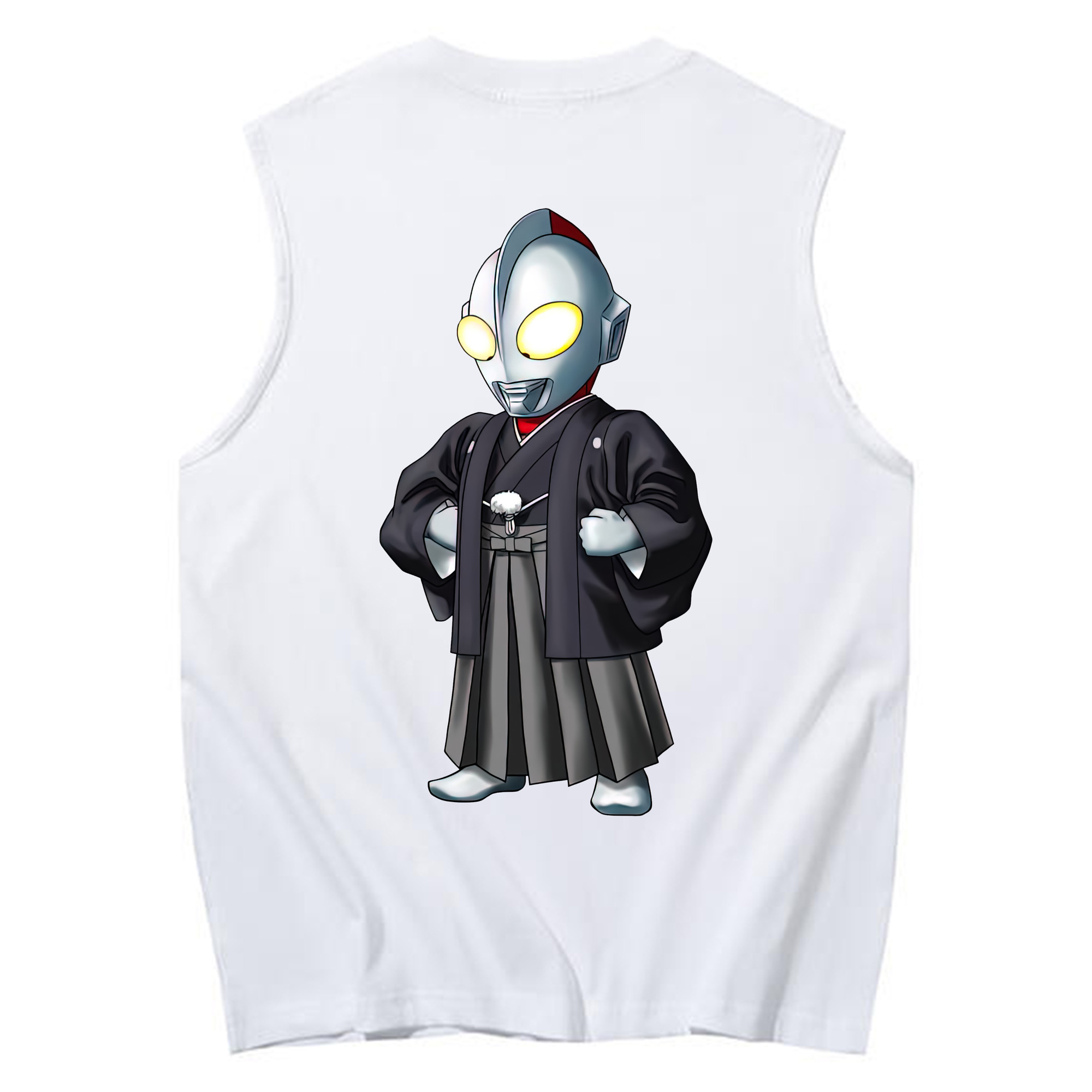 （画像用） ウルトラマン Ultraman コットン100％タンクトップ（背面プリント）