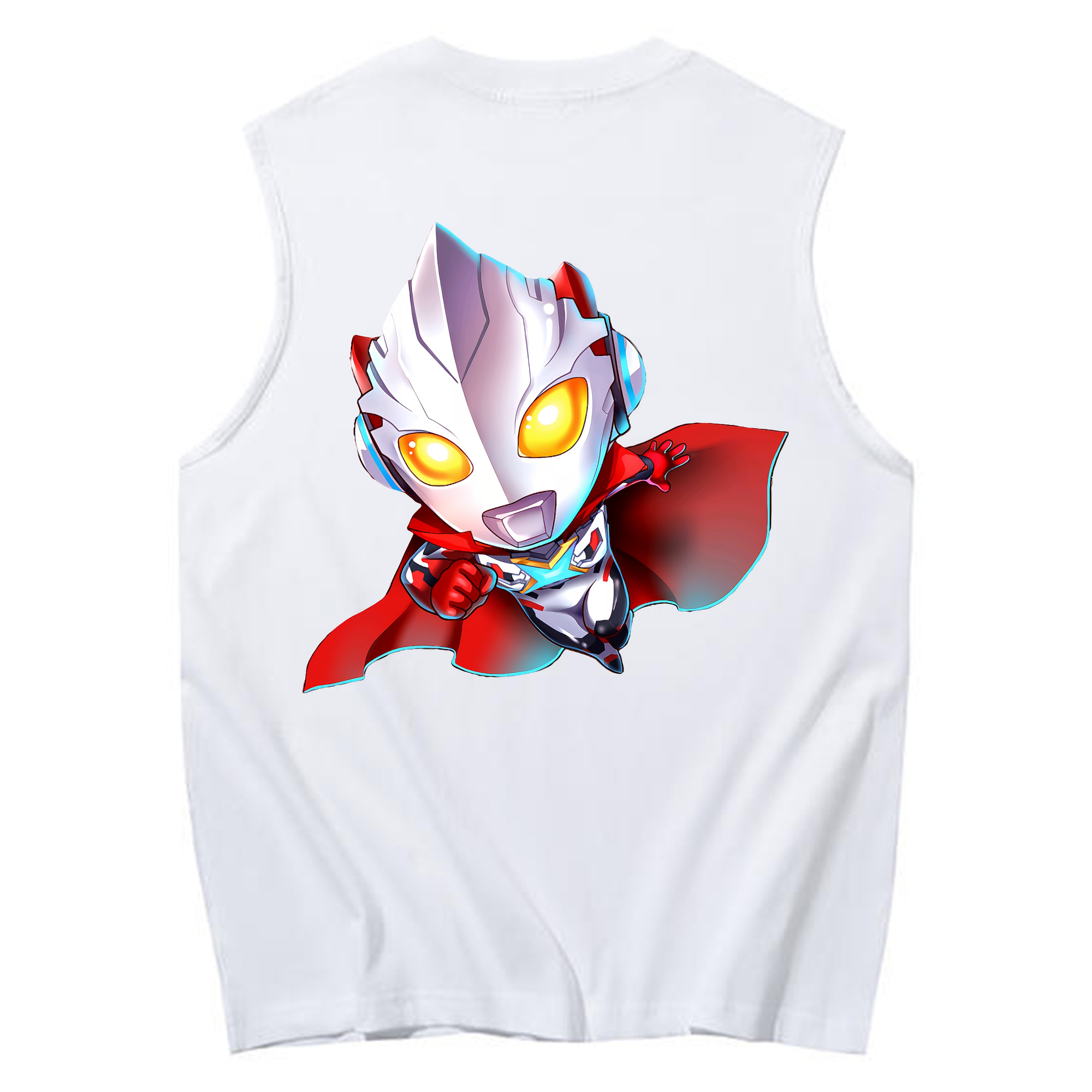 （画像用） ウルトラマン Ultraman コットン100％タンクトップ（背面プリント）