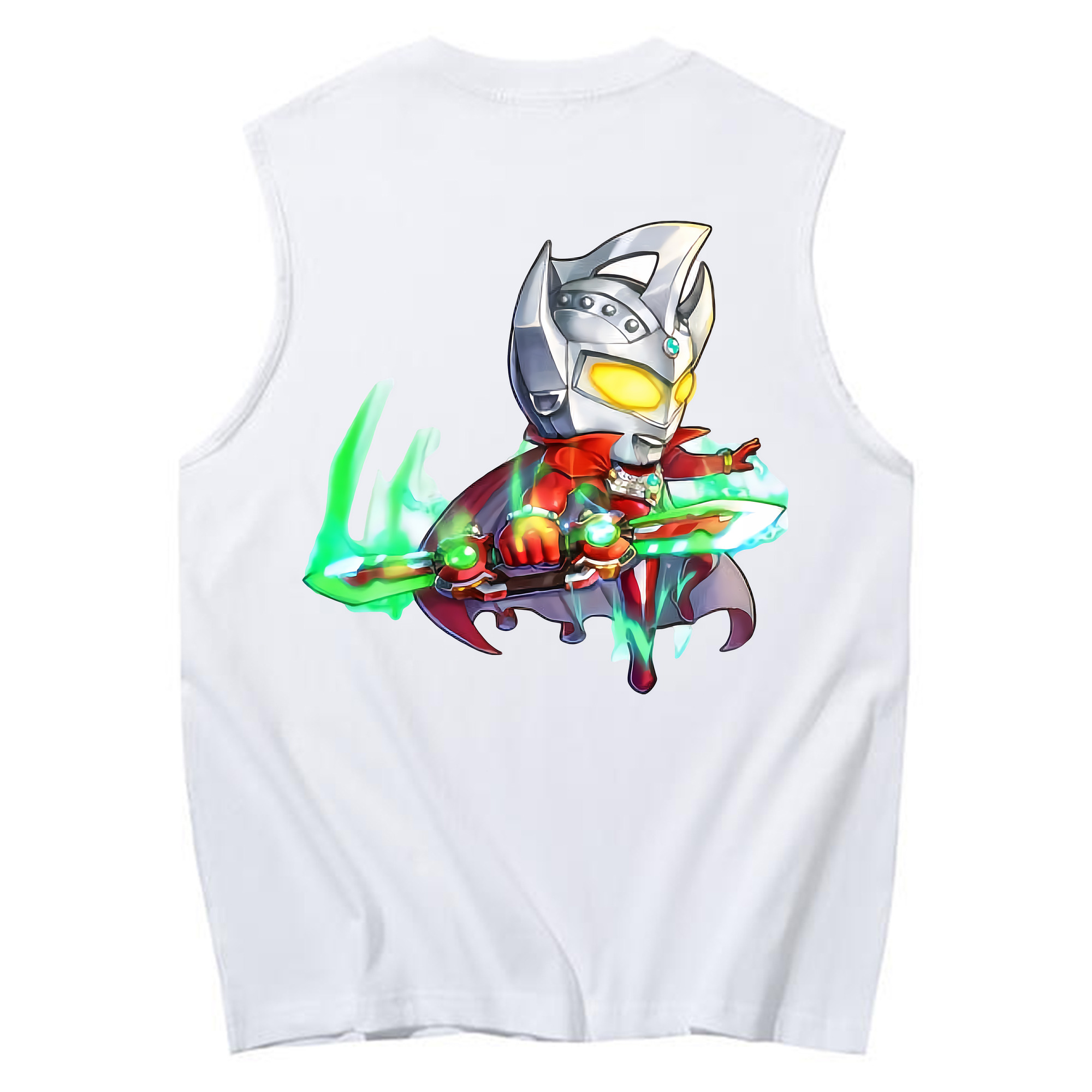 （画像用） ウルトラマン Ultraman コットン100％タンクトップ（背面プリント）