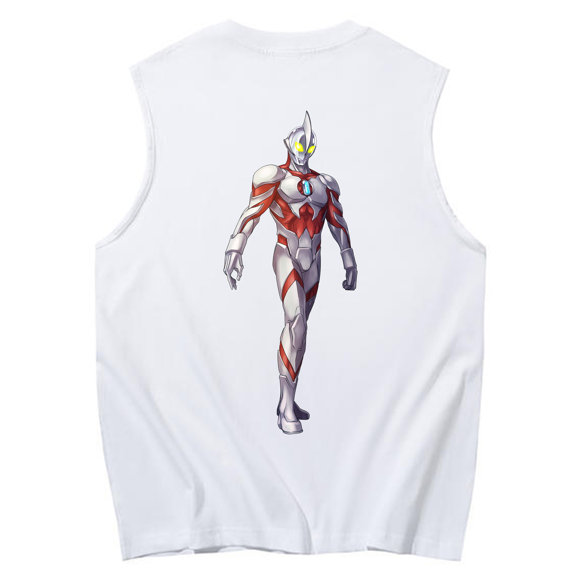 （画像用） ウルトラマン Ultraman コットン100％タンクトップ（背面プリント）