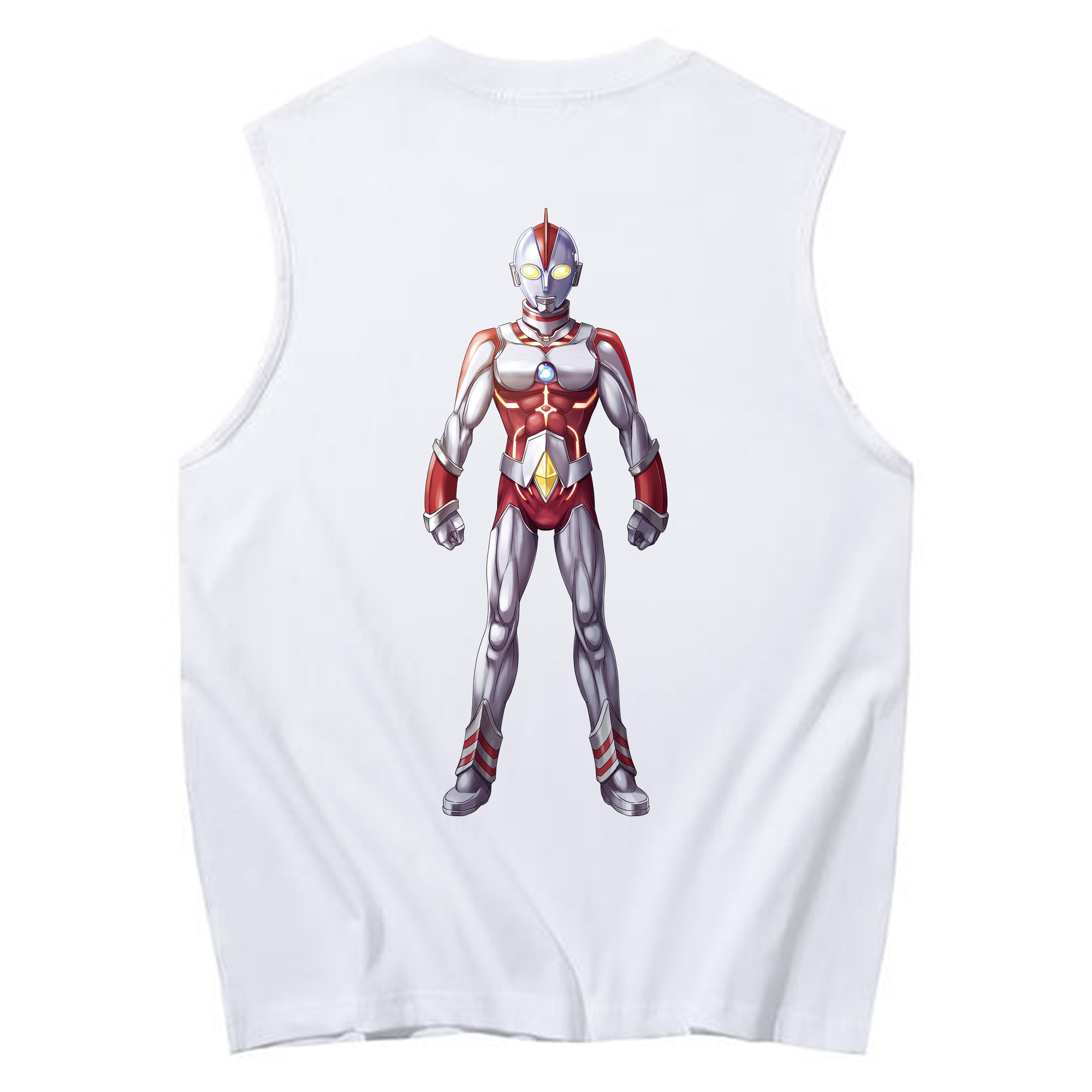 （画像用） ウルトラマン Ultraman コットン100％タンクトップ（背面プリント）