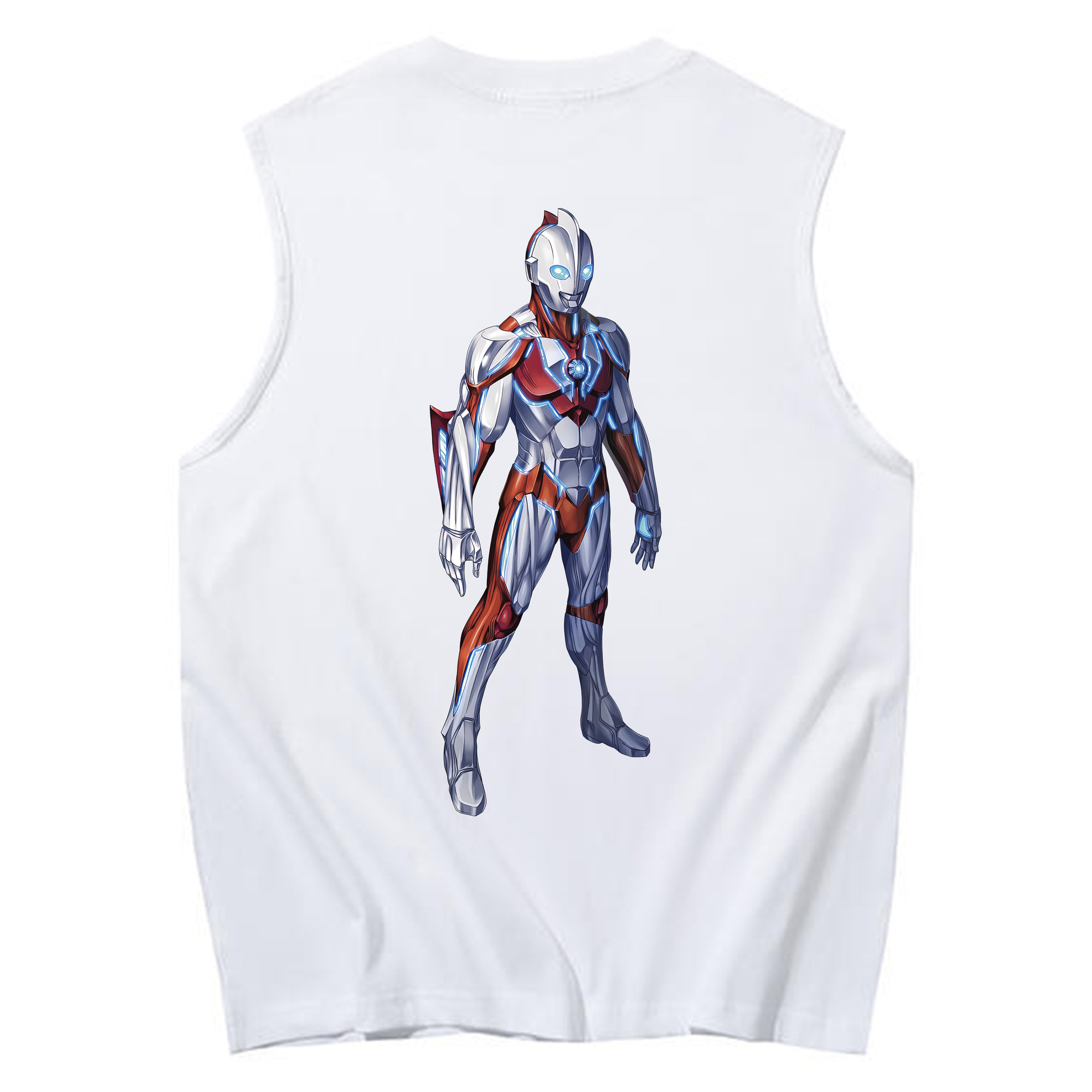 （画像用） ウルトラマン Ultraman コットン100％タンクトップ（背面プリント）