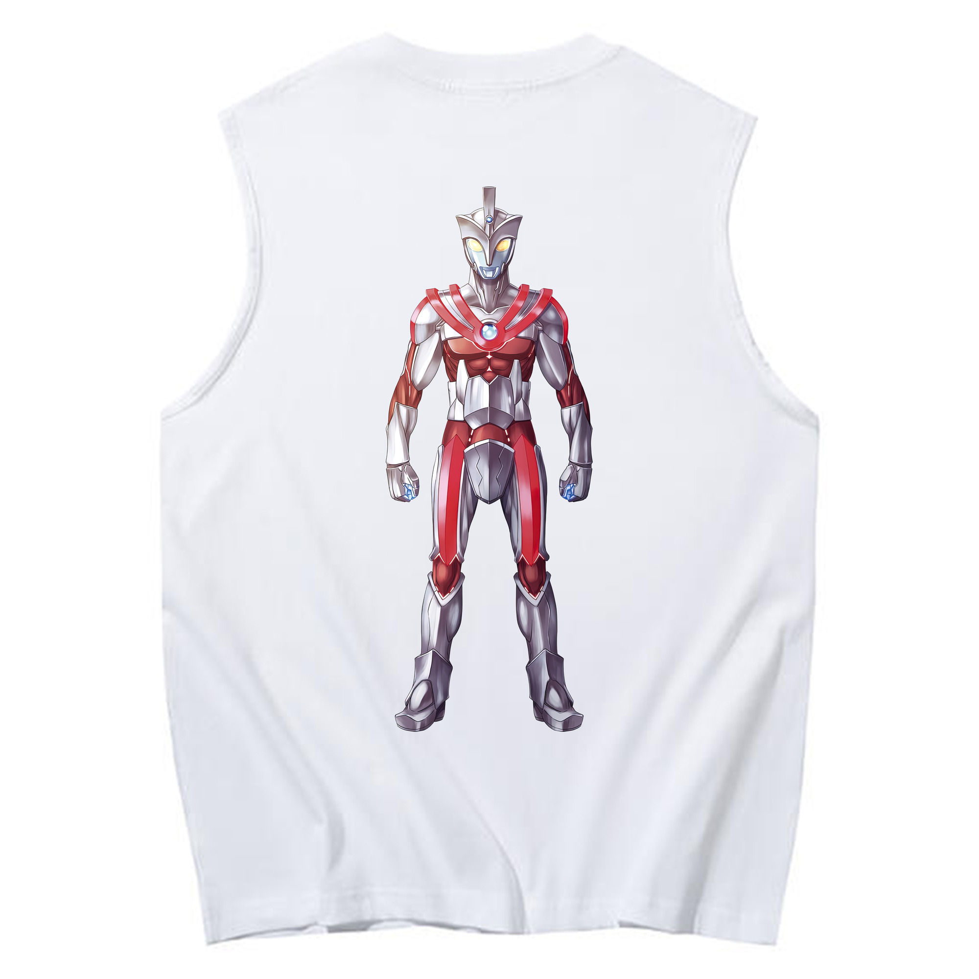 （画像用） ウルトラマン Ultraman コットン100％タンクトップ（背面プリント）