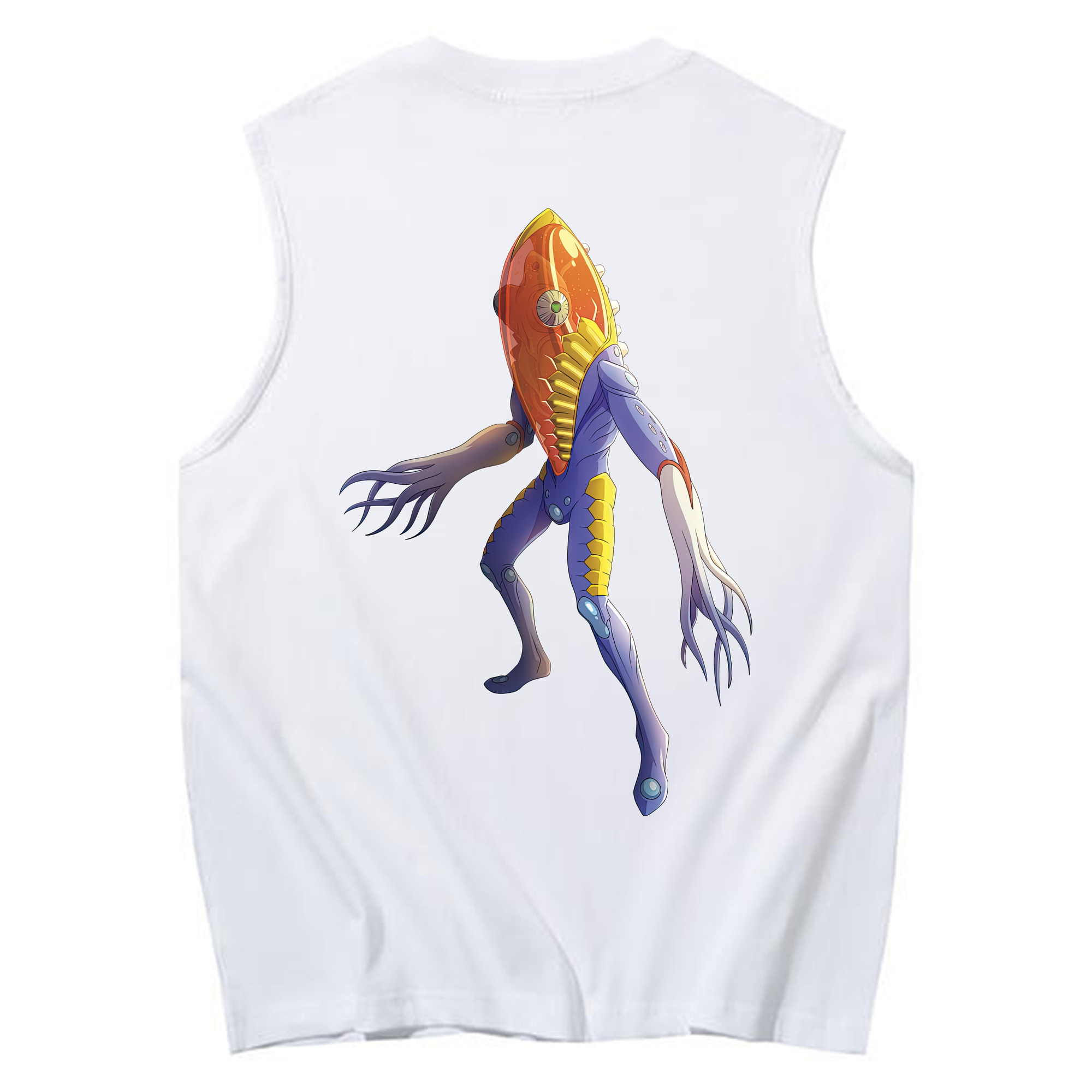 （画像用） ウルトラマン Ultraman コットン100％タンクトップ（背面プリント）