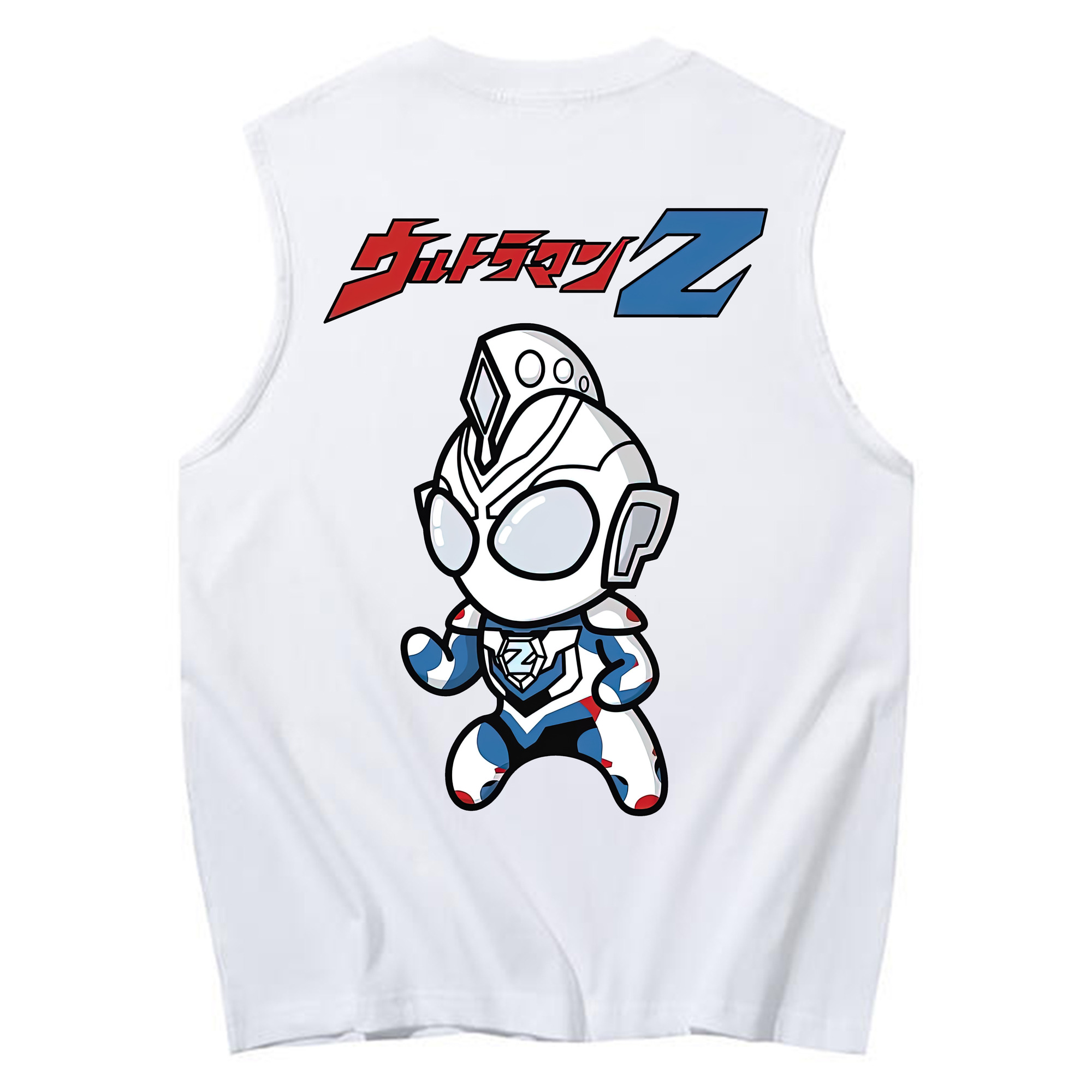 （画像用） ウルトラマン Ultraman コットン100％タンクトップ（背面プリント）
