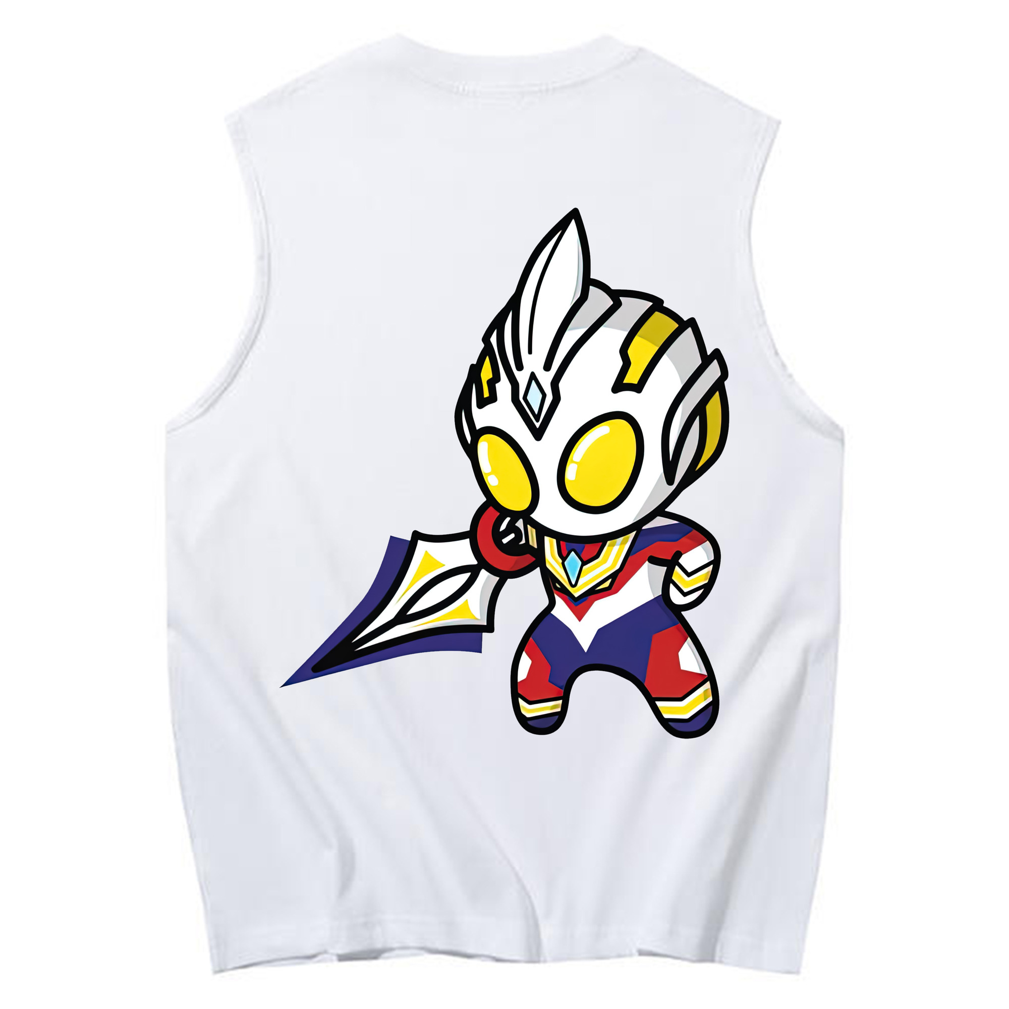 （画像用） ウルトラマン Ultraman コットン100％タンクトップ（背面プリント）