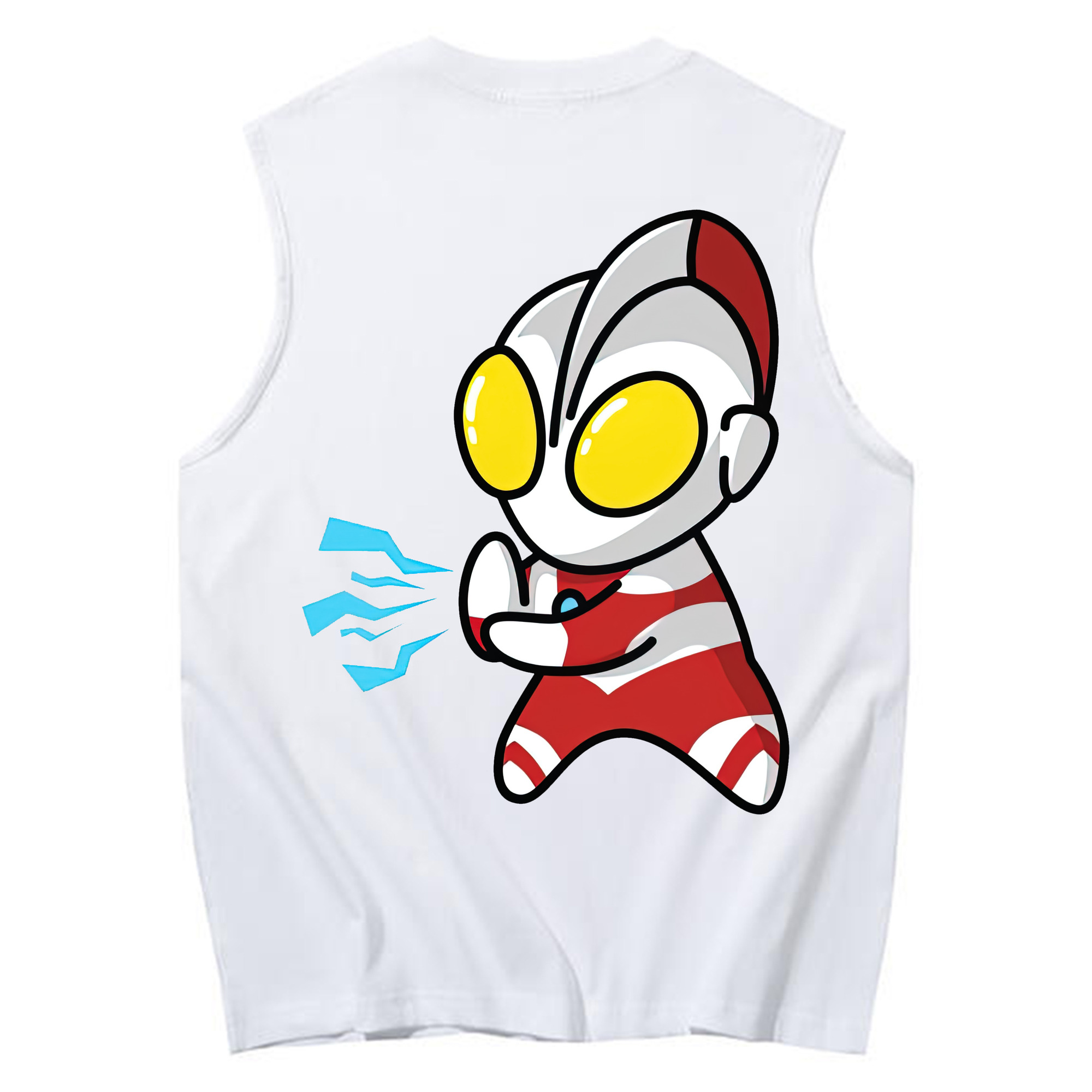 （画像用） ウルトラマン Ultraman コットン100％タンクトップ（背面プリント）