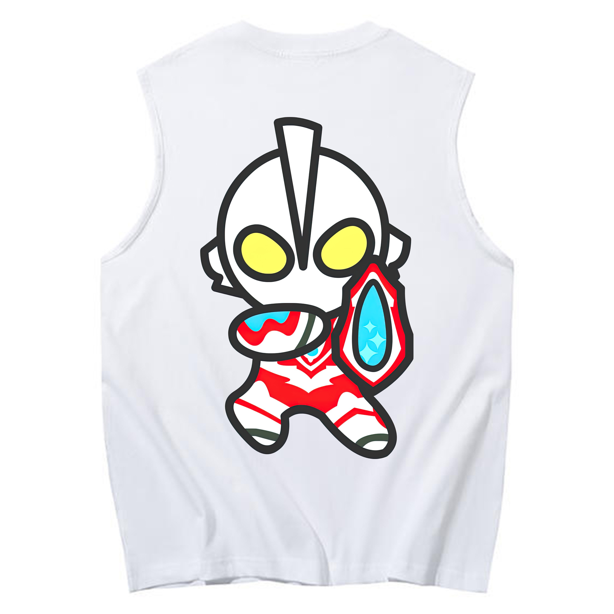 （画像用） ウルトラマン Ultraman コットン100％タンクトップ（背面プリント）