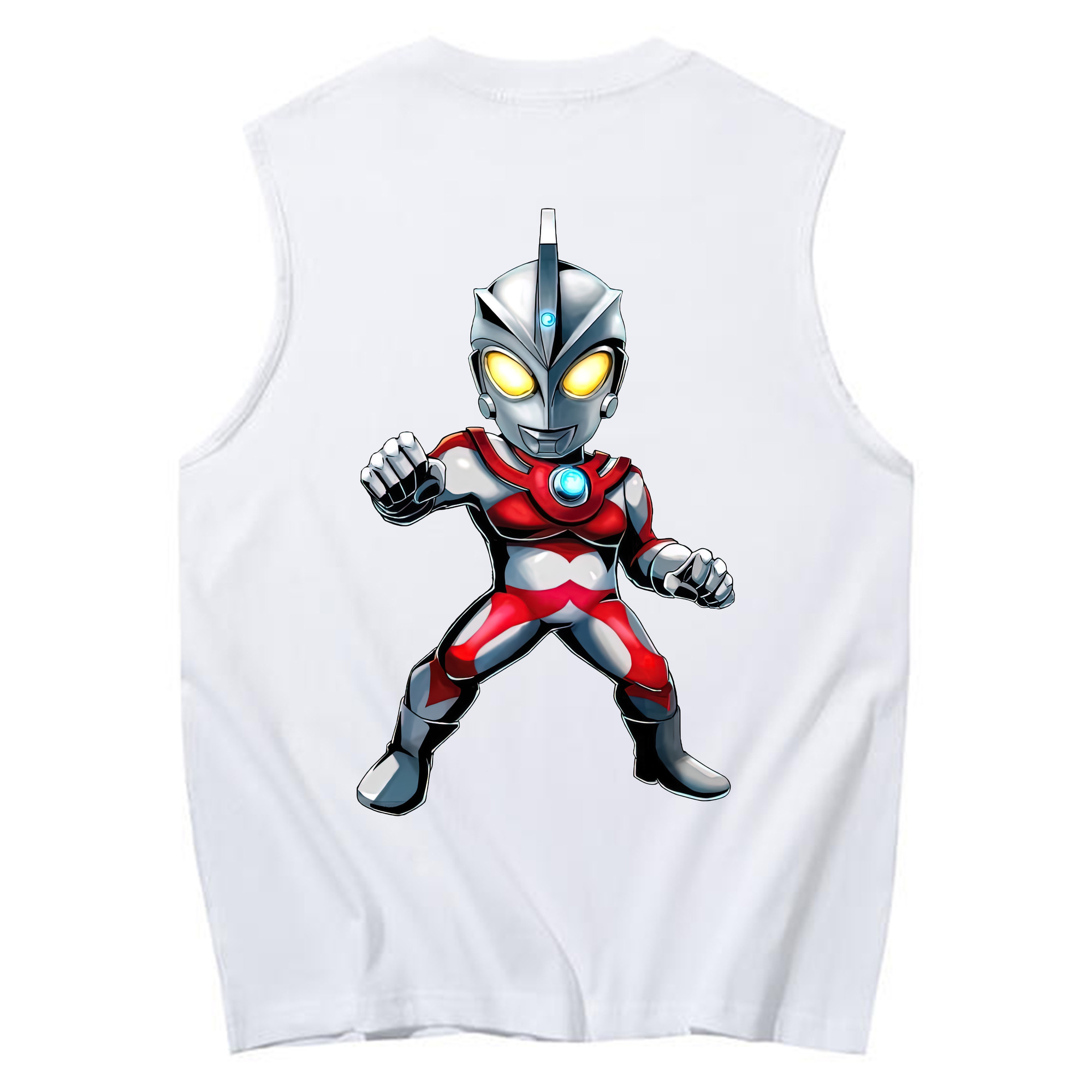（画像用） ウルトラマン Ultraman コットン100％タンクトップ（背面プリント）