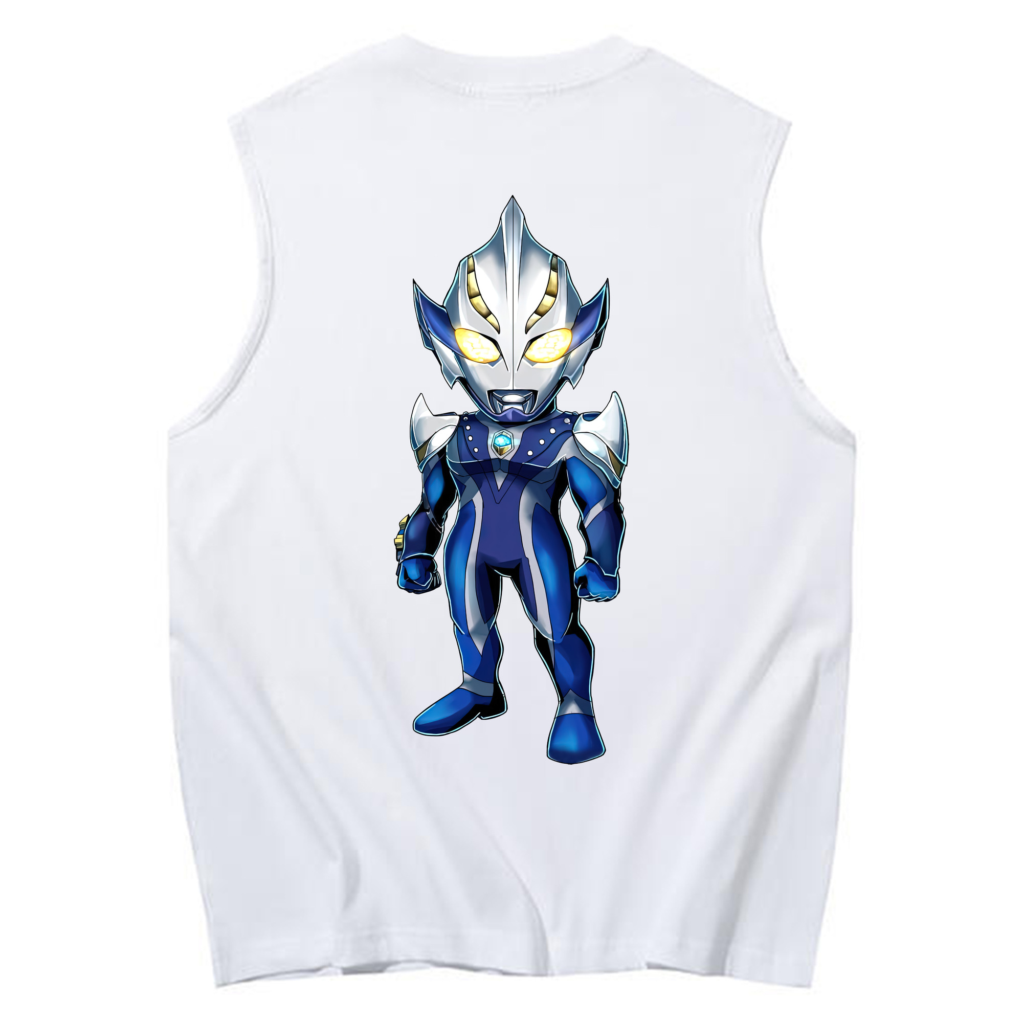 （画像用） ウルトラマン Ultraman コットン100％タンクトップ（背面プリント）