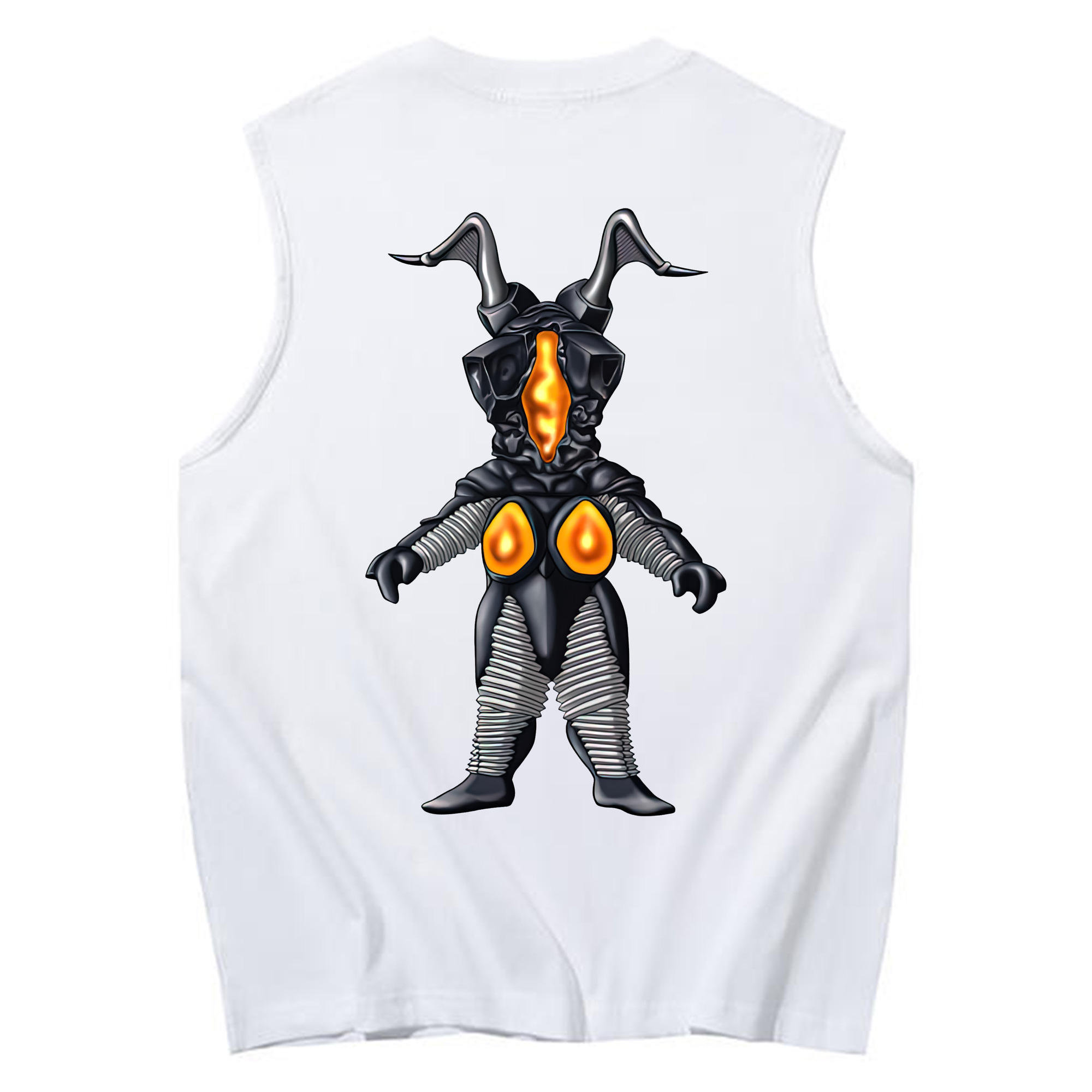 （画像用） ウルトラマン Ultraman コットン100％タンクトップ（背面プリント）