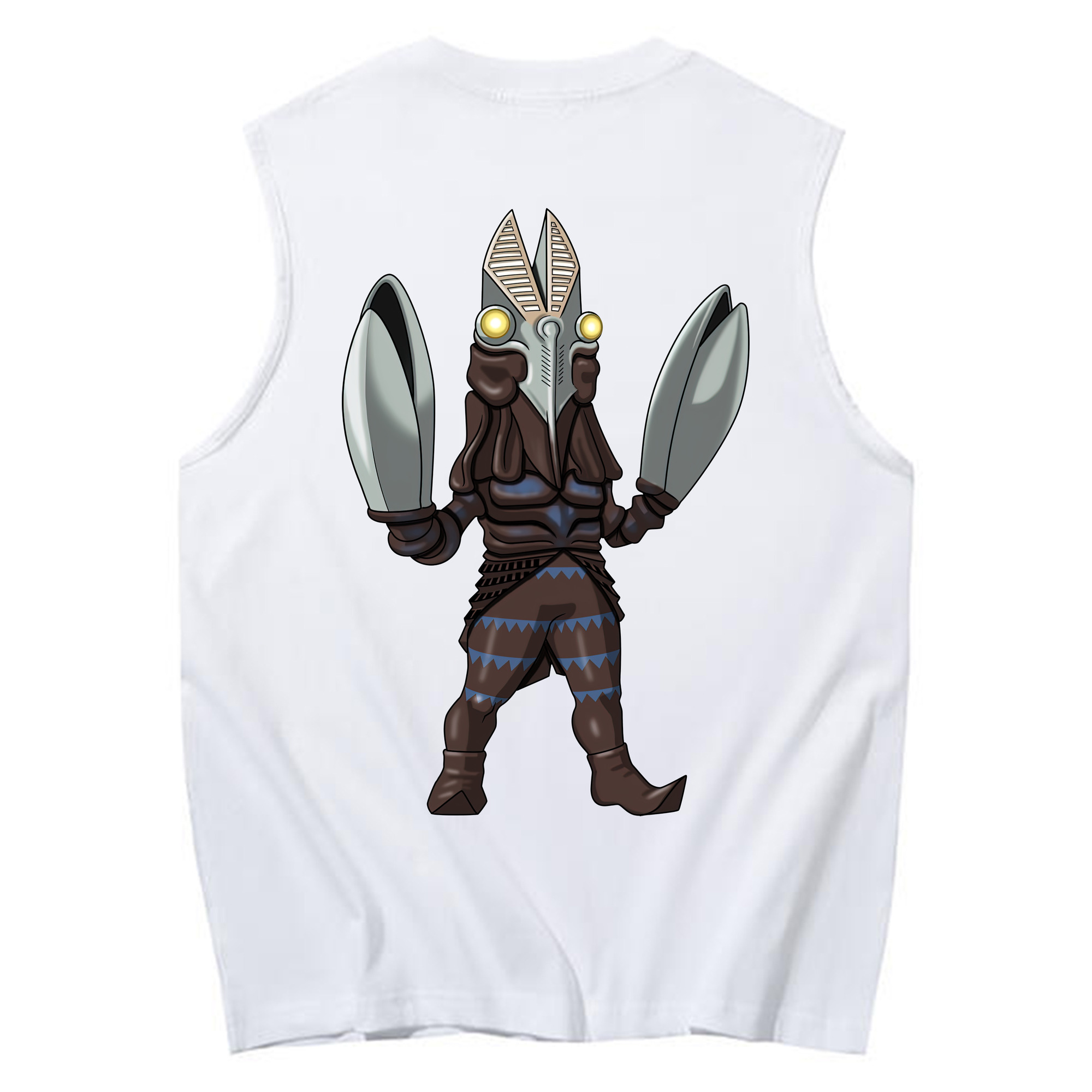 （画像用） ウルトラマン Ultraman コットン100％タンクトップ（背面プリント）